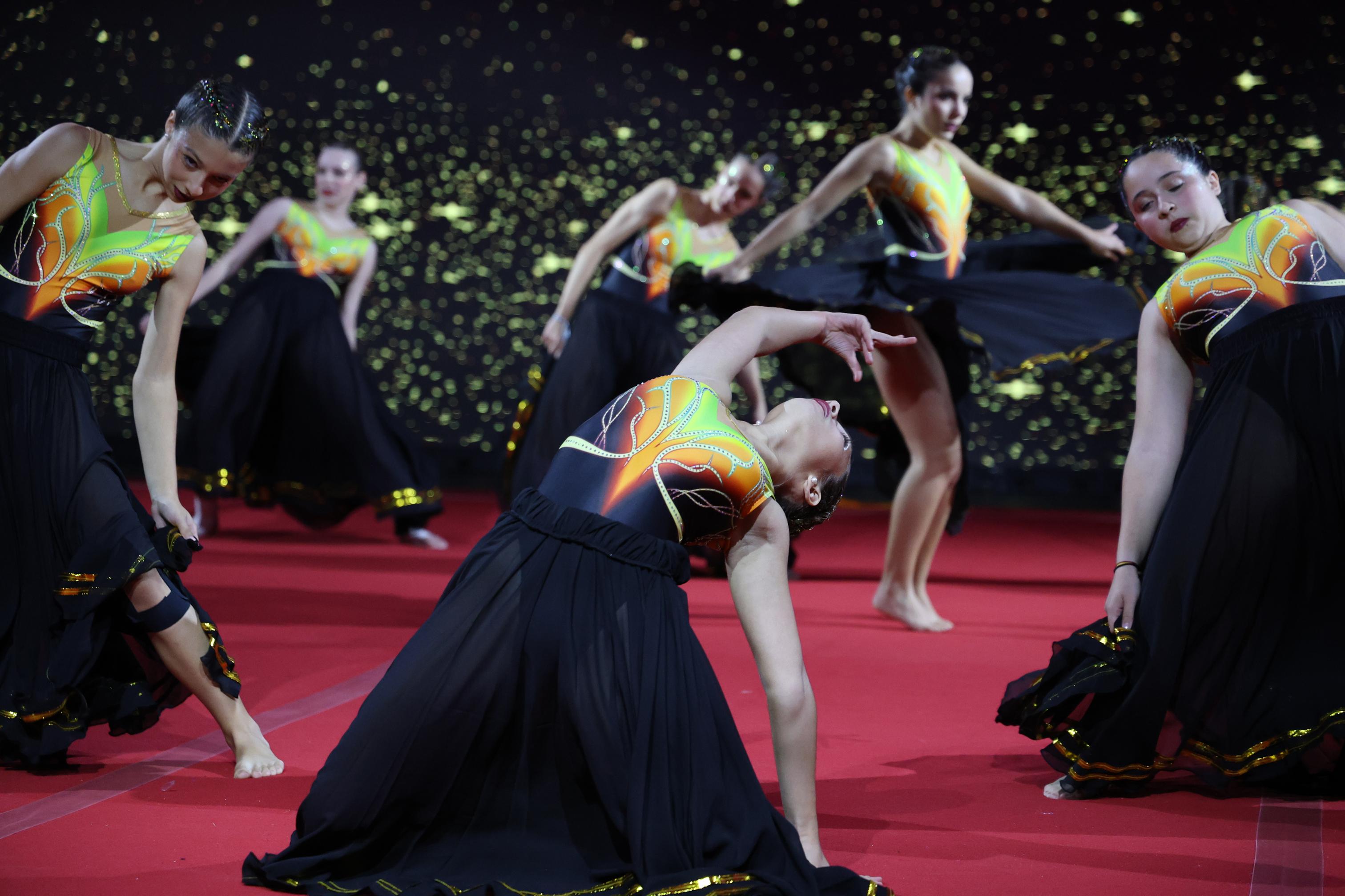 Festival de Gimnasia de Navidad. Foto: La Voz