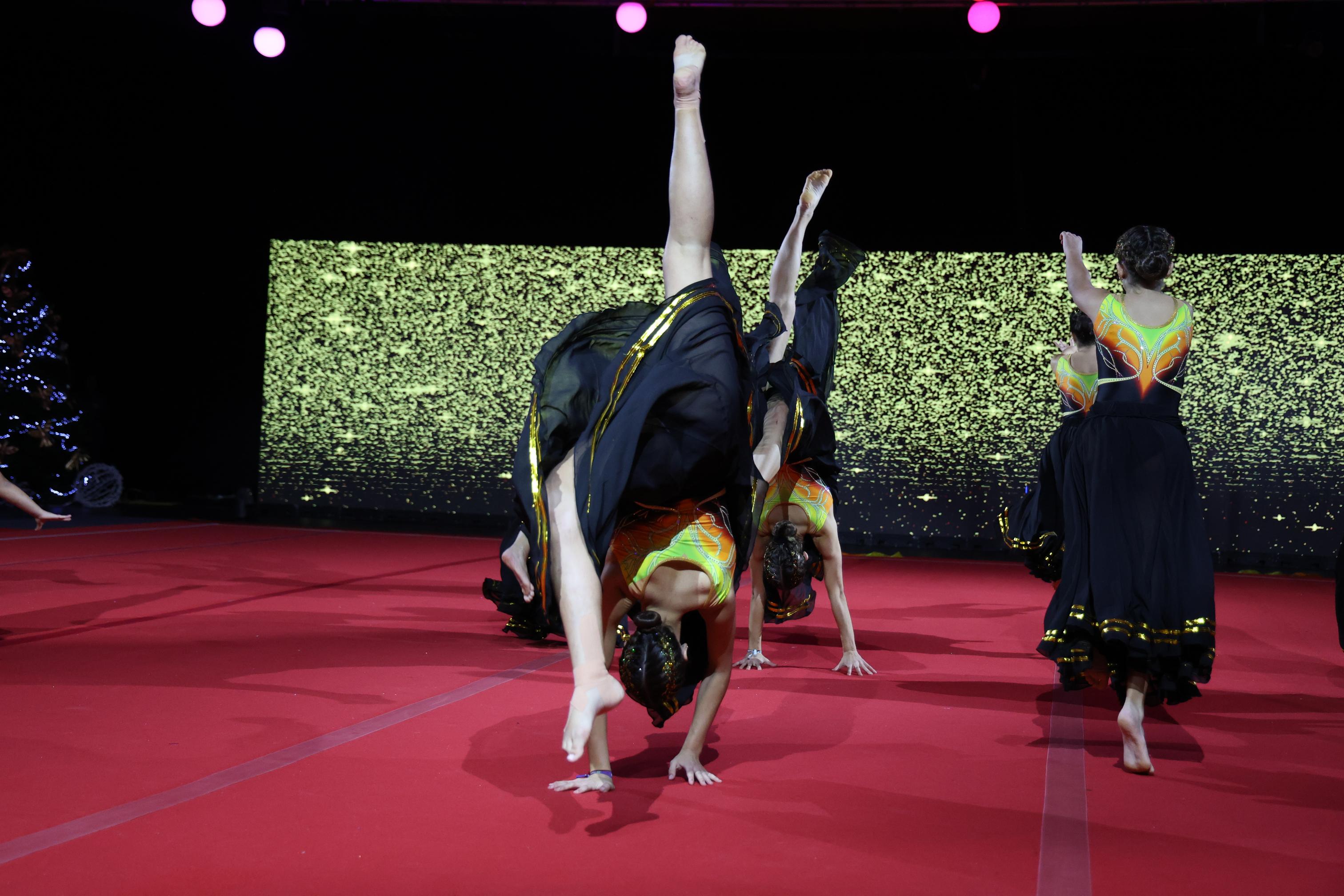 Festival de Gimnasia de Navidad. Foto: La Voz