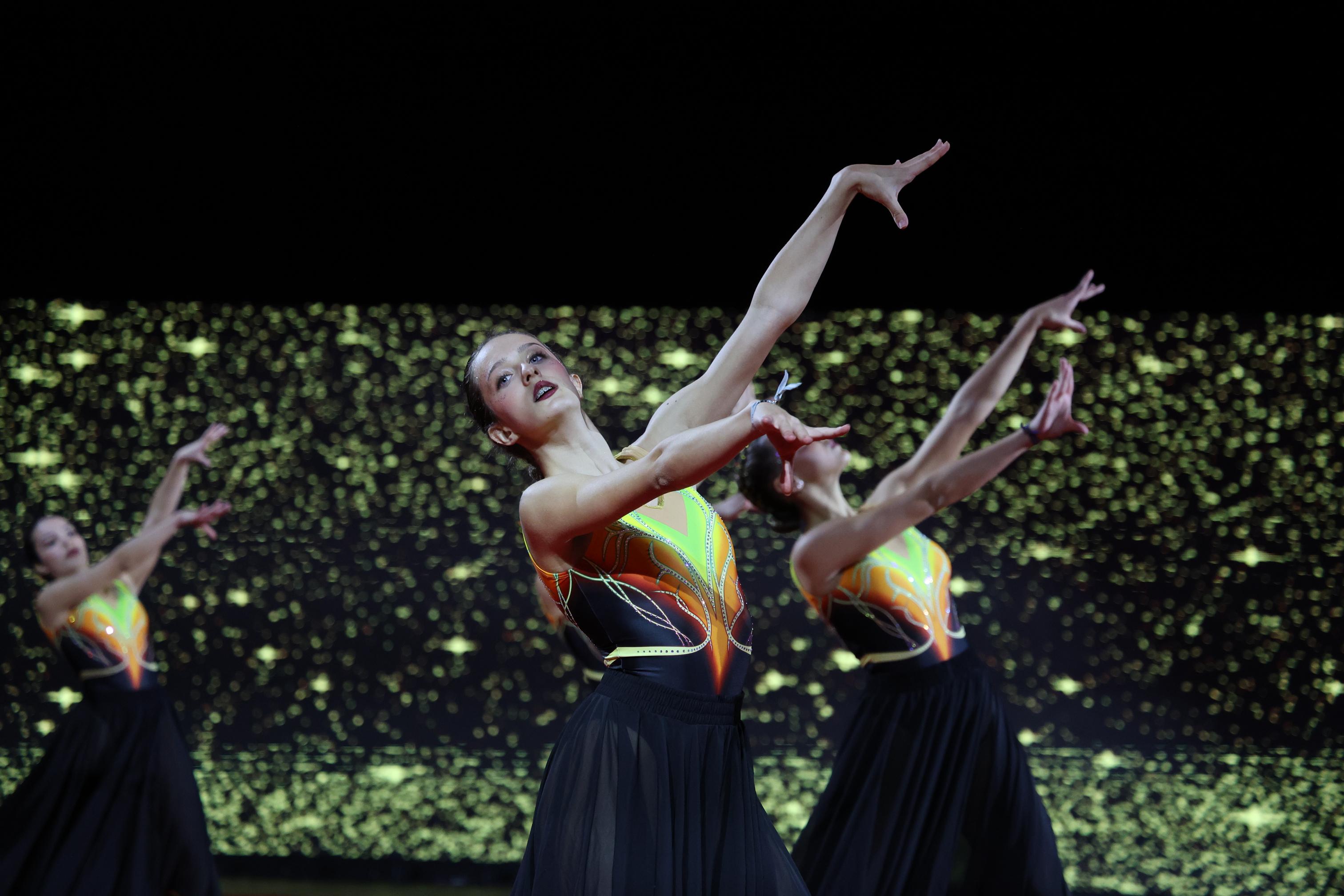 Festival de Gimnasia de Navidad. Foto: La Voz