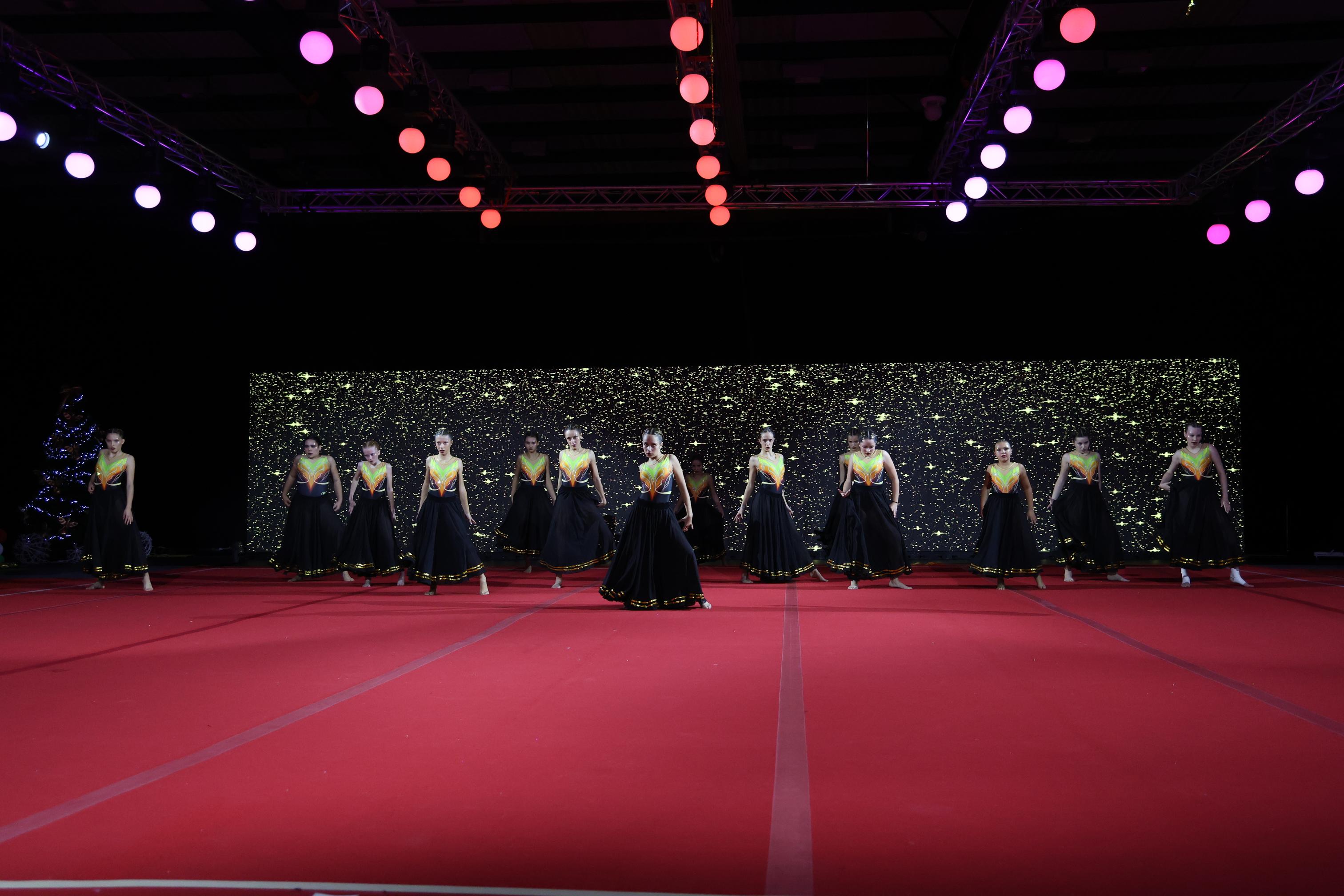 Festival de Gimnasia de Navidad. Foto: La Voz