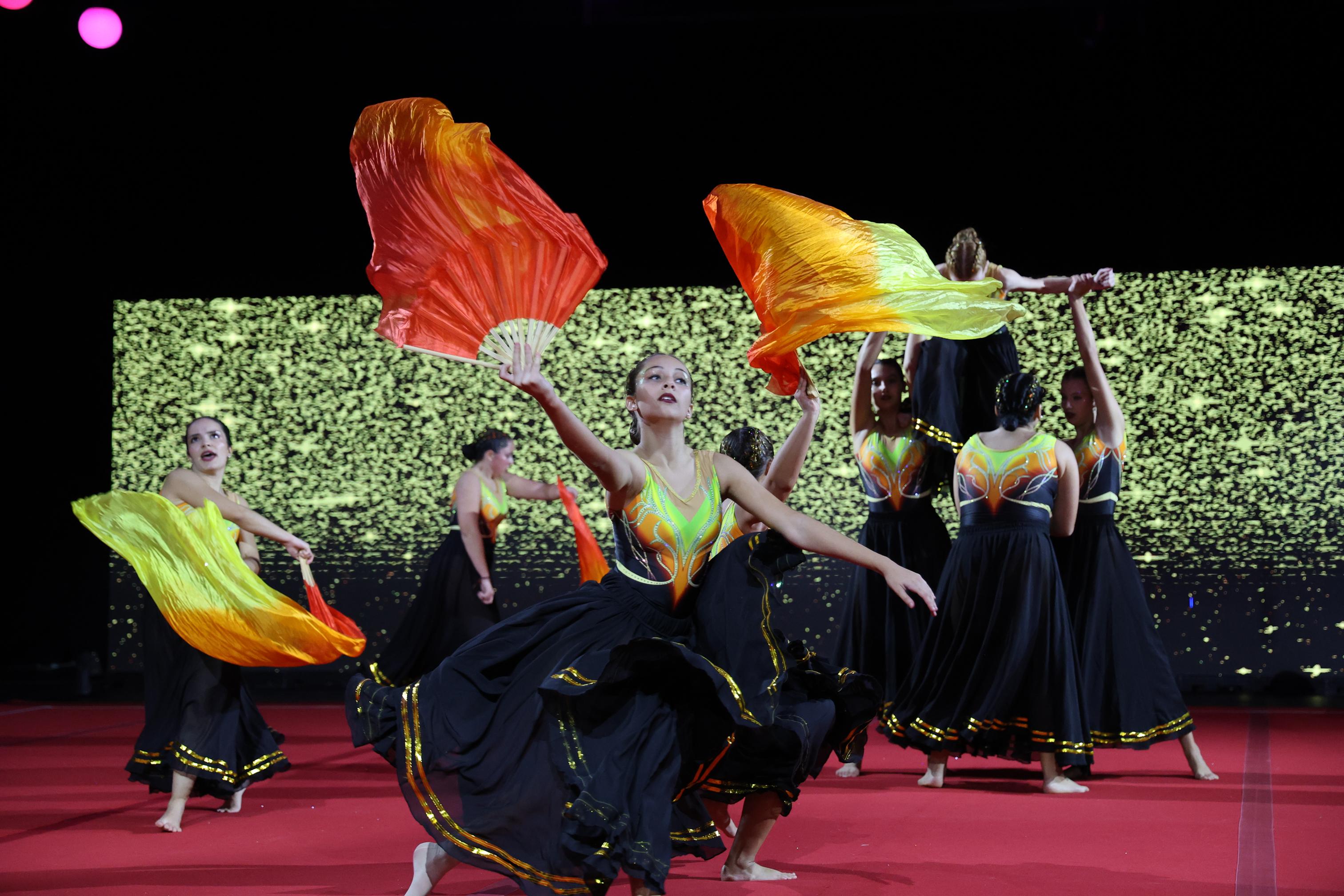 Festival de Gimnasia de Navidad. Foto: La Voz