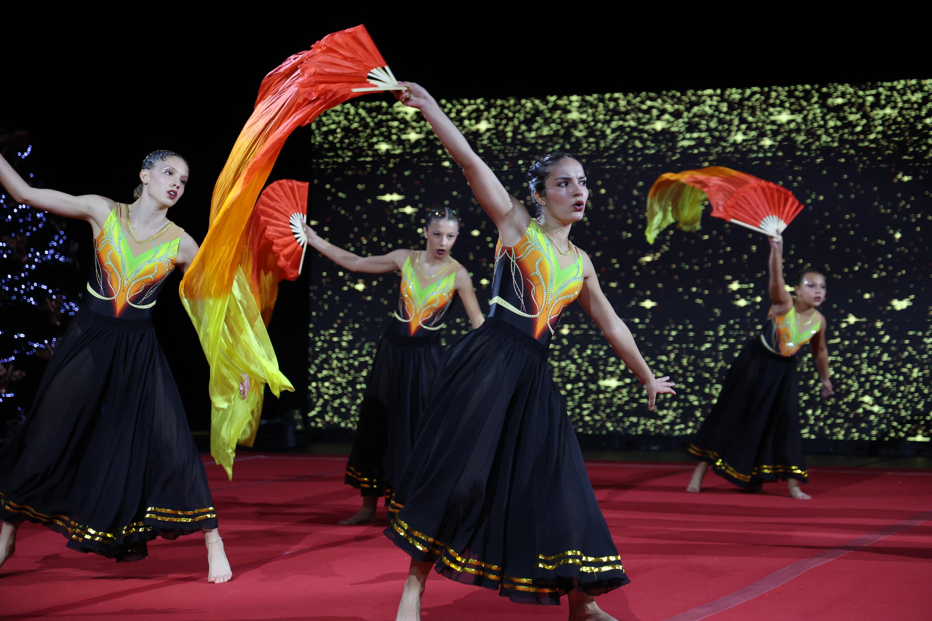 Festival de Gimnasia de Navidad. Foto: La Voz