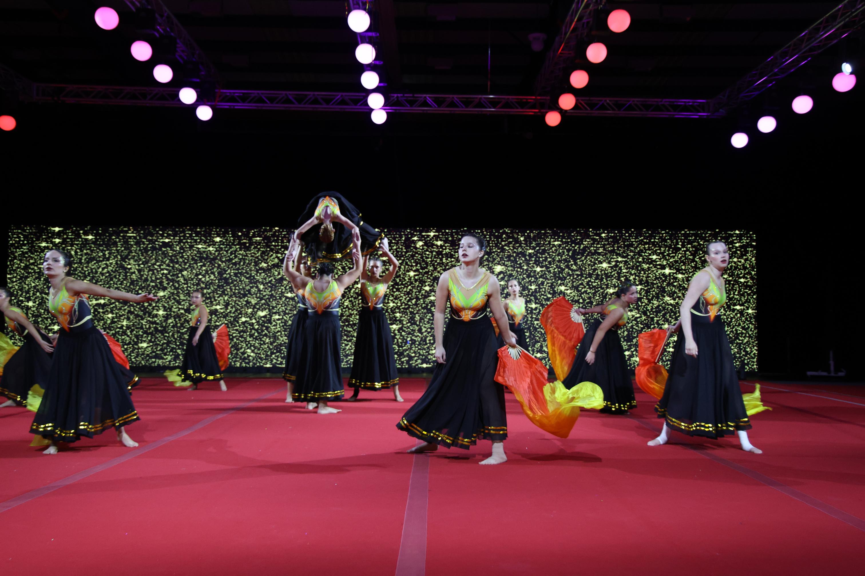 Festival de Gimnasia de Navidad. Foto: La Voz