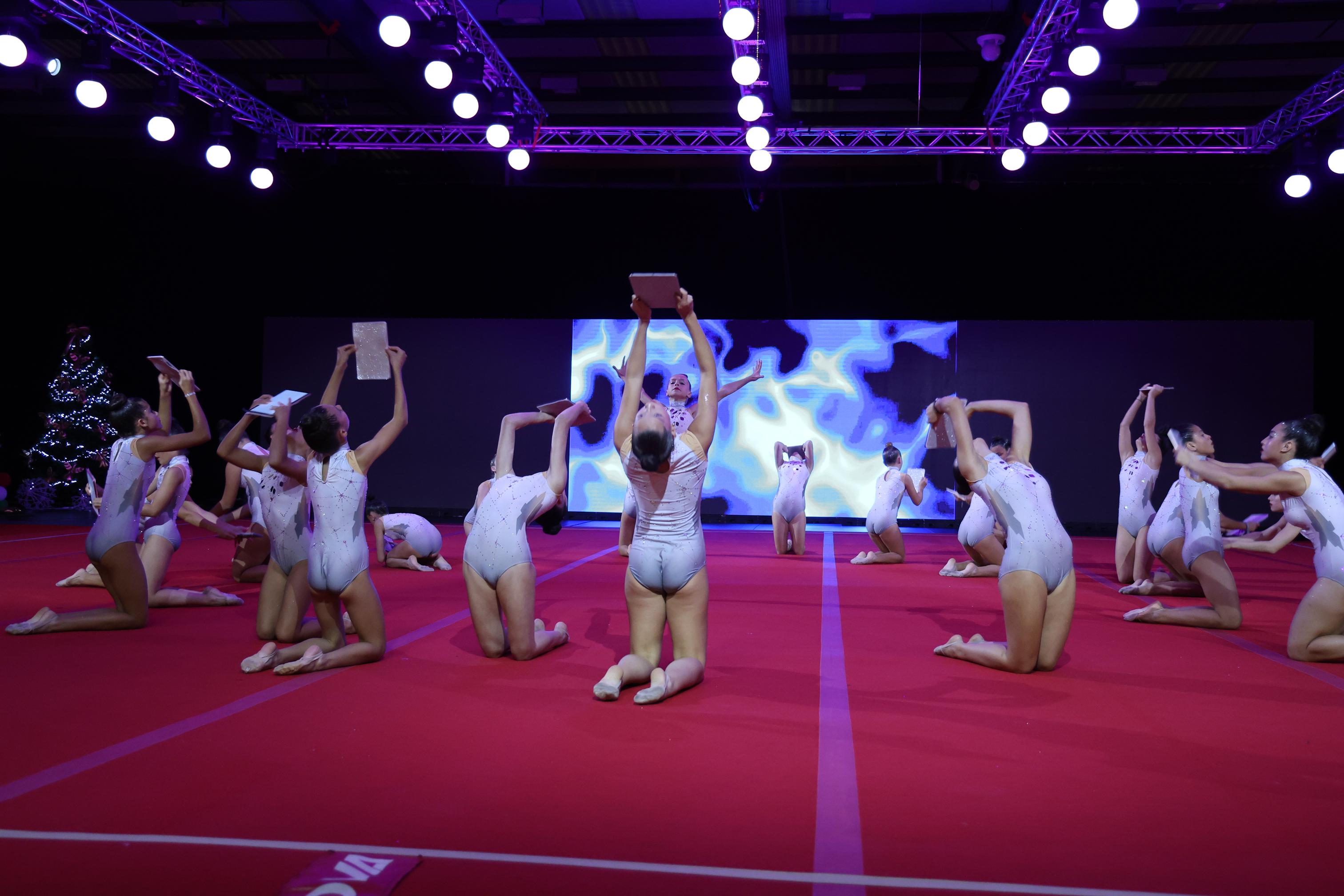 Festival de Gimnasia de Navidad. Foto: La Voz