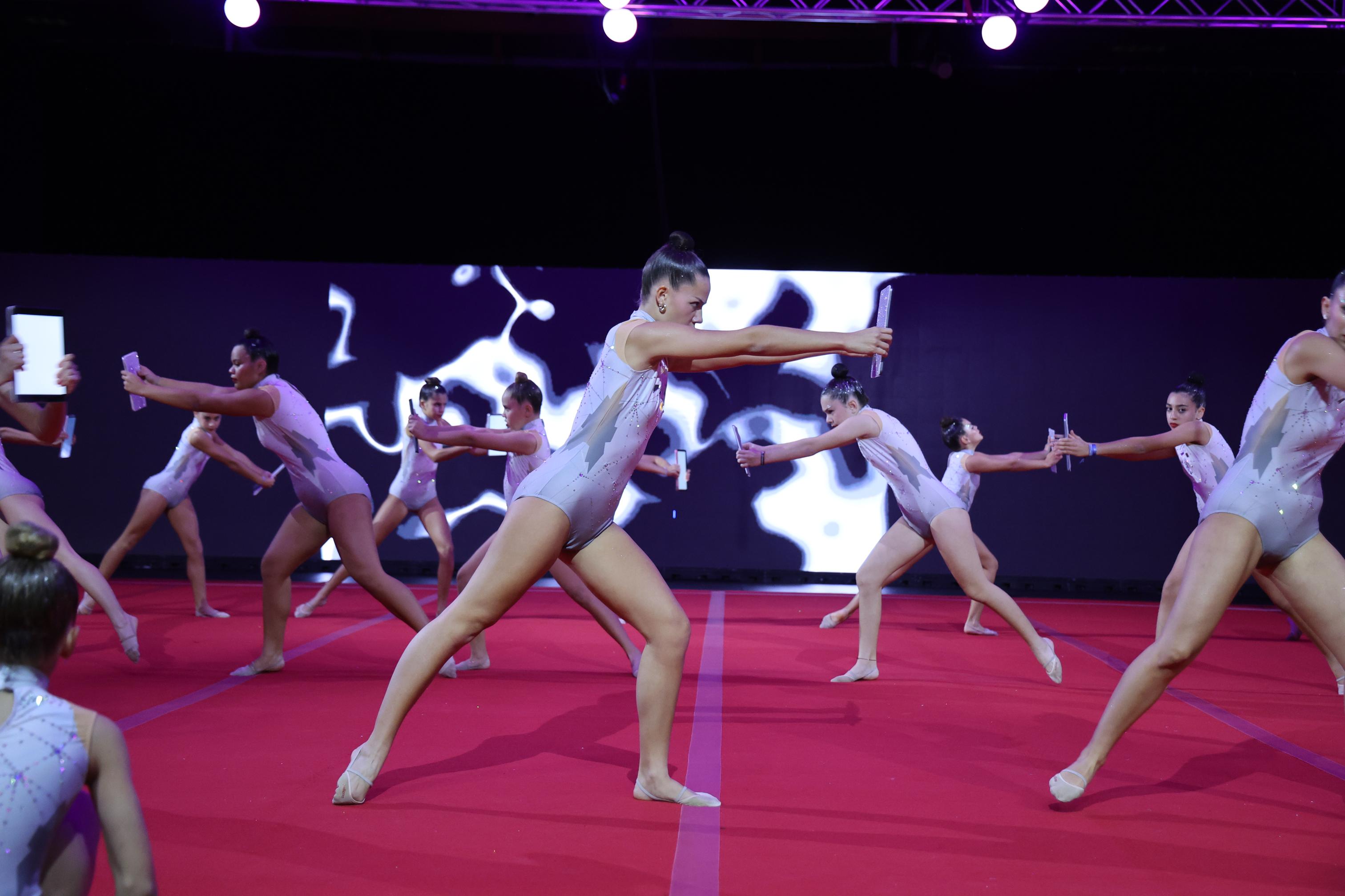 Festival de Gimnasia de Navidad. Foto: La Voz