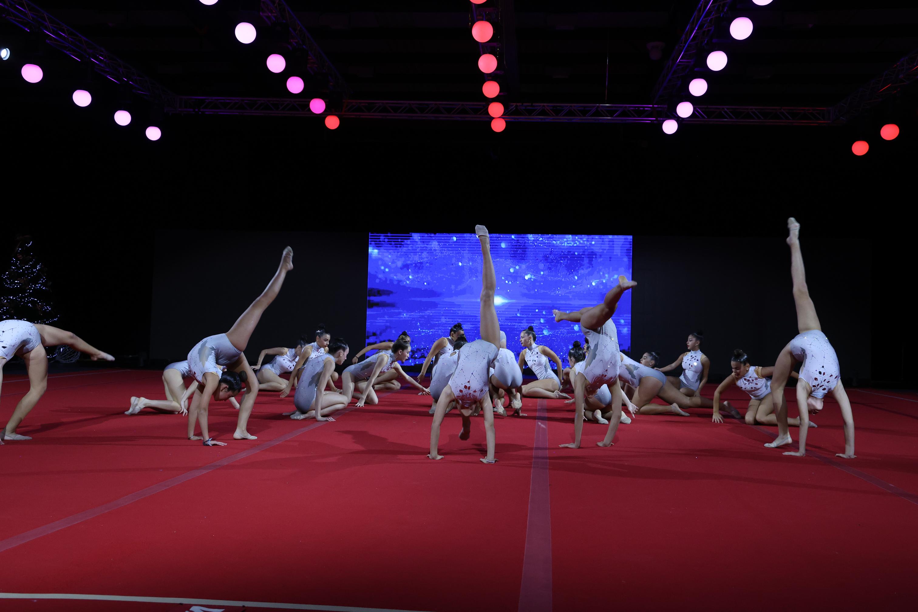 Festival de Gimnasia de Navidad. Foto: La Voz