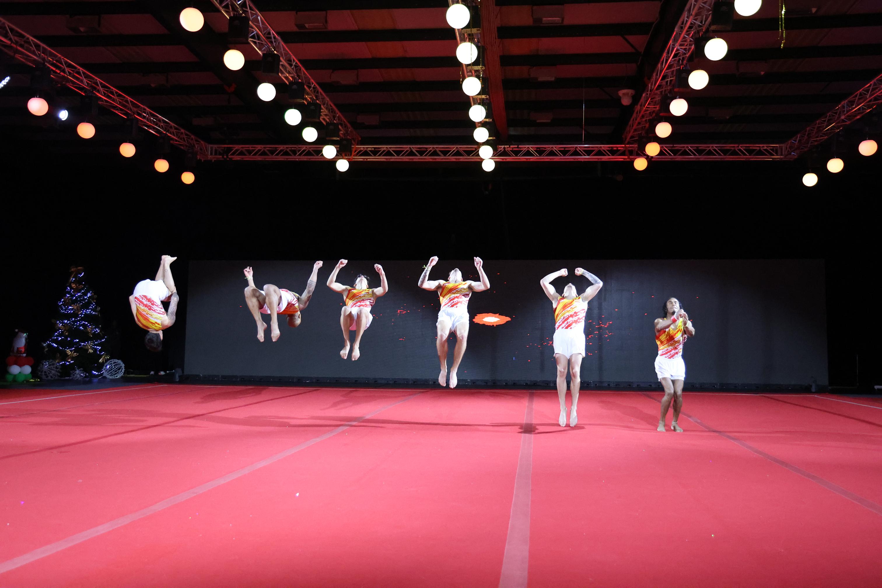 Festival de Gimnasia de Navidad. Foto: La Voz