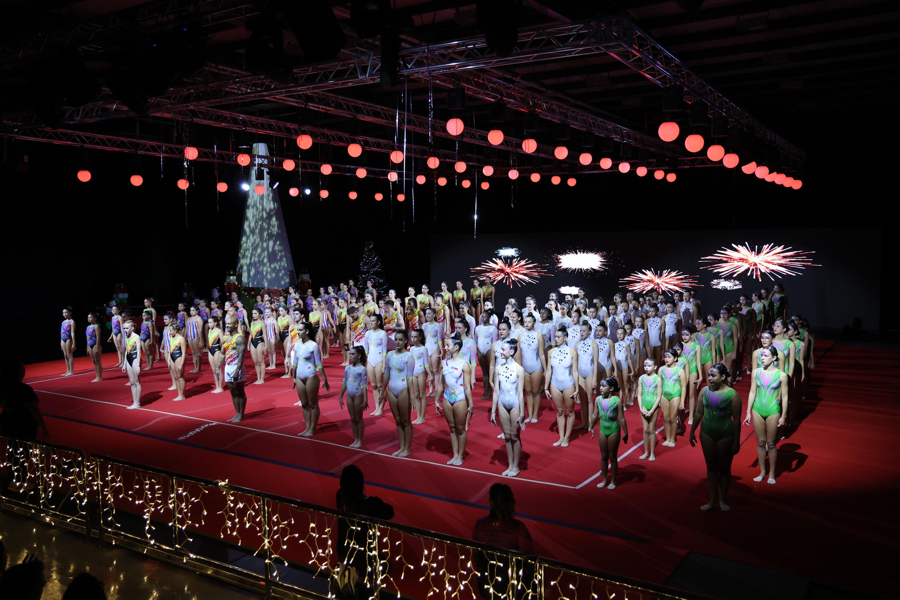 Festival de Gimnasia de Navidad. Foto: La Voz