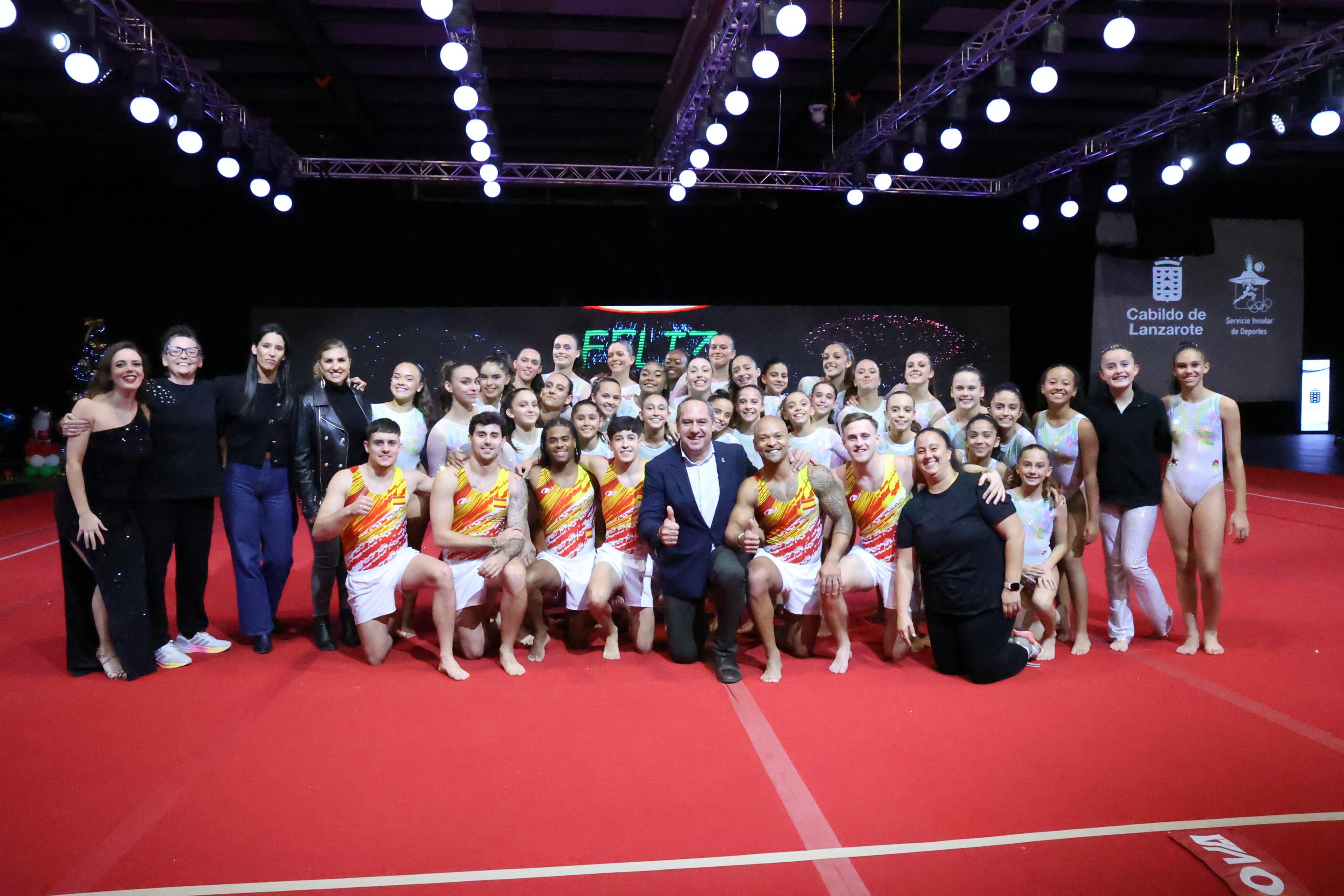 Festival de Gimnasia de Navidad. Foto: La Voz