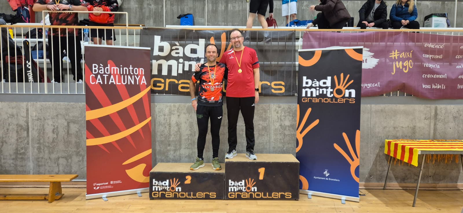 Auria Bádminton se trae cuatro medallas de Granollers