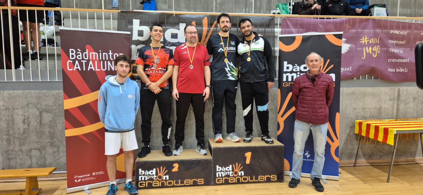 Auria Bádminton se trae cuatro medallas de Granollers