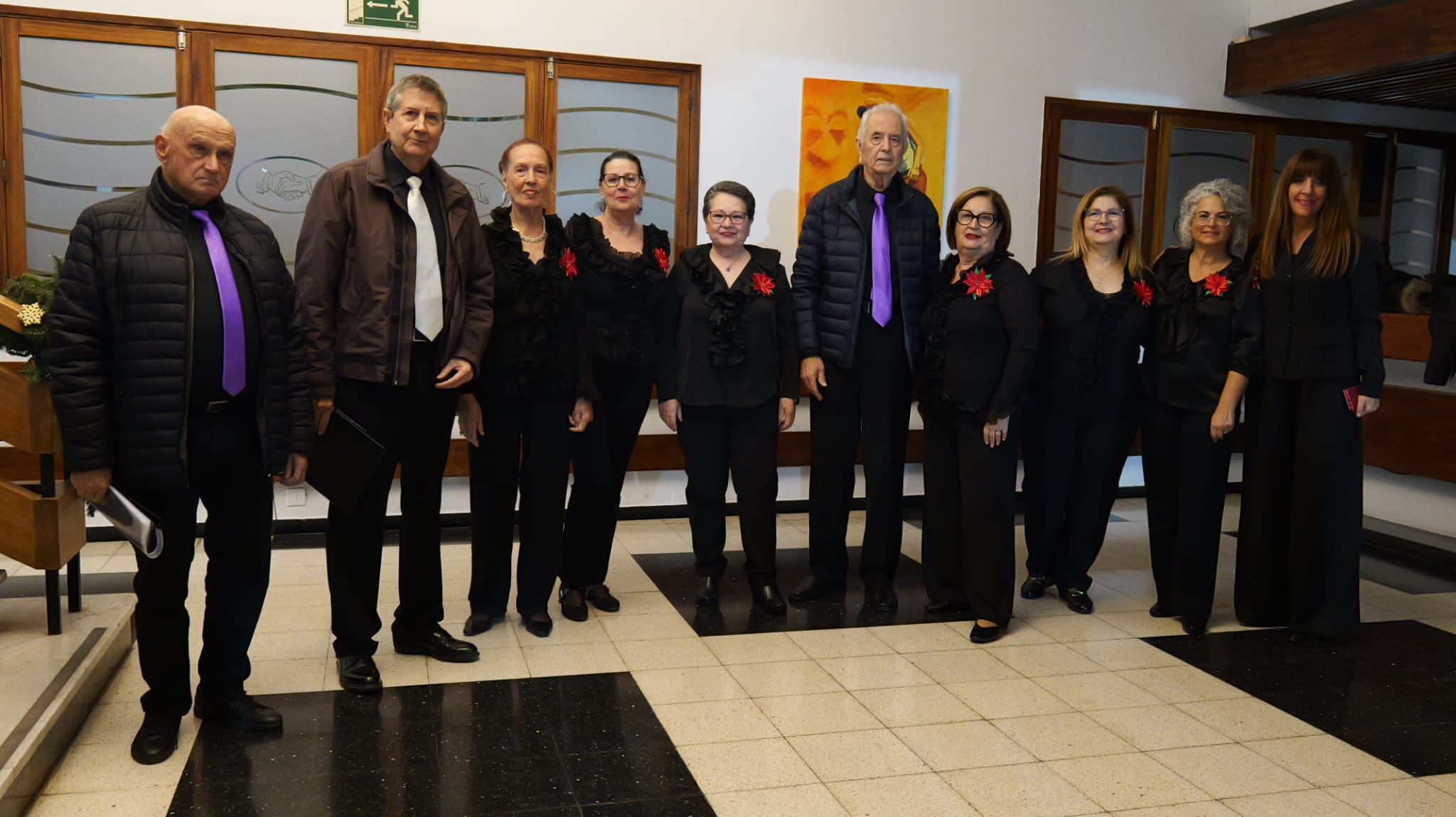 Concierto de Navidad en la Sociedad Democracia. Concierto de Navidad en la Sociedad Democracia.