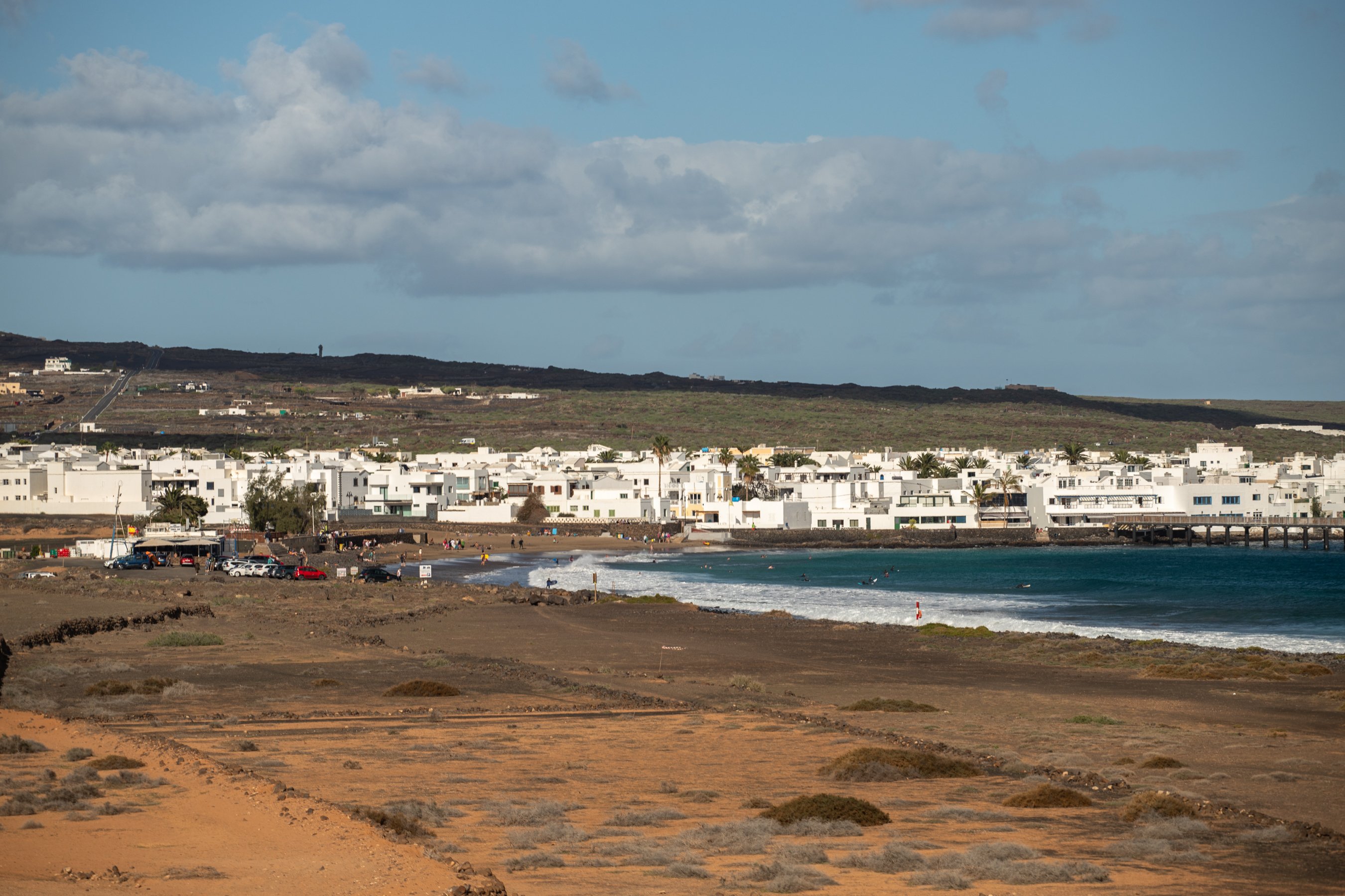 Viviendas en el pueblo de Arrieta (Haría). Foto: Andrea Domínguez.