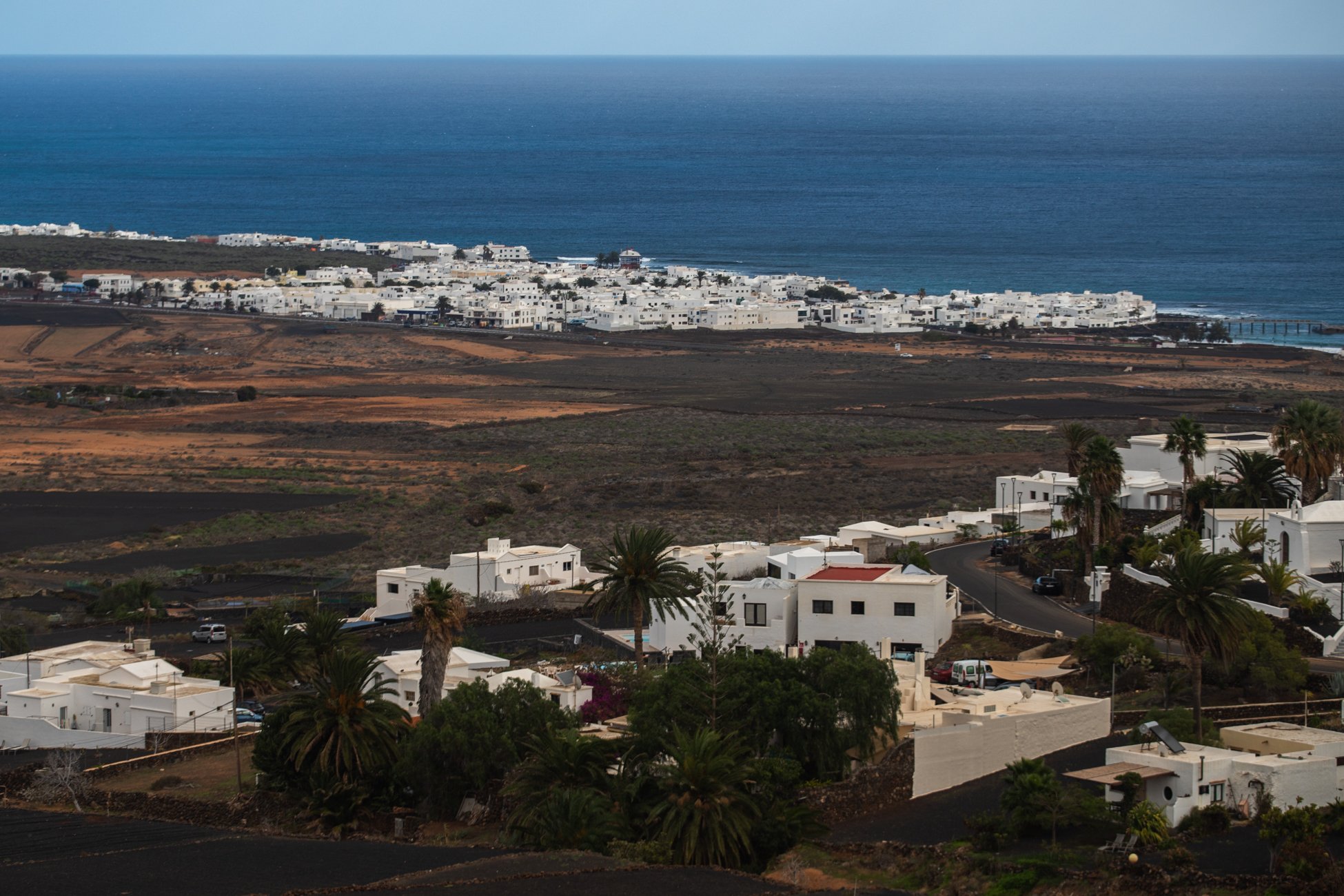 Viviendas de Tabayesco y Arrieta, en el municipio de Haría. Foto: Andrea Domínguez.