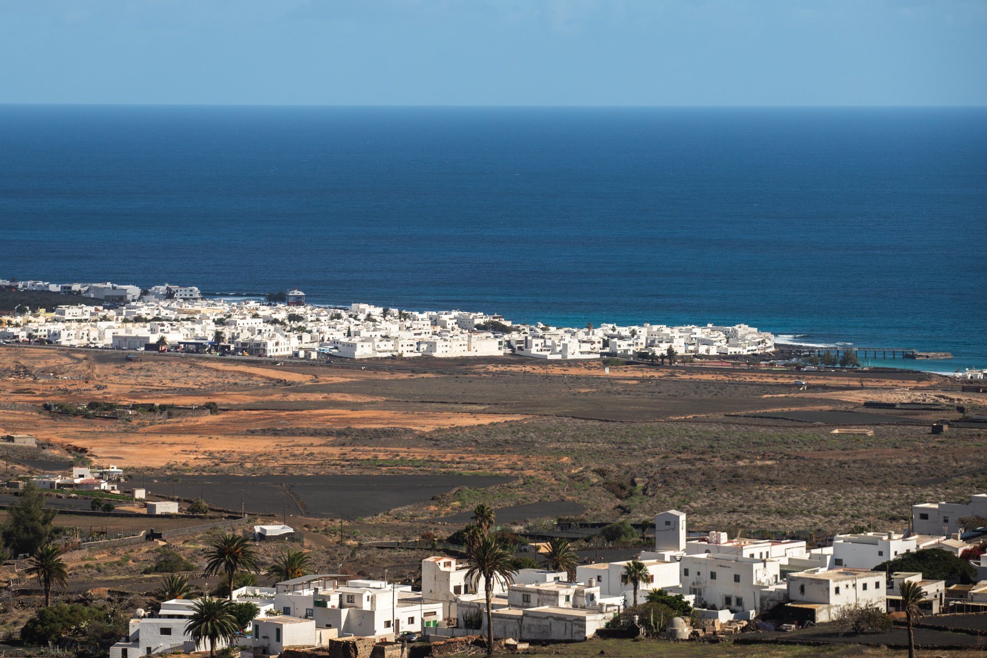 Viviendas de Tabayesco y Arrieta, en el municipio de Haría. Foto: Andrea Domínguez.