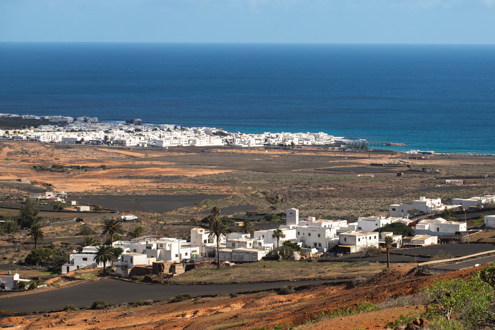 Viviendas de Tabayesco y Arrieta, en el municipio de Haría. Foto: Andrea Domínguez.