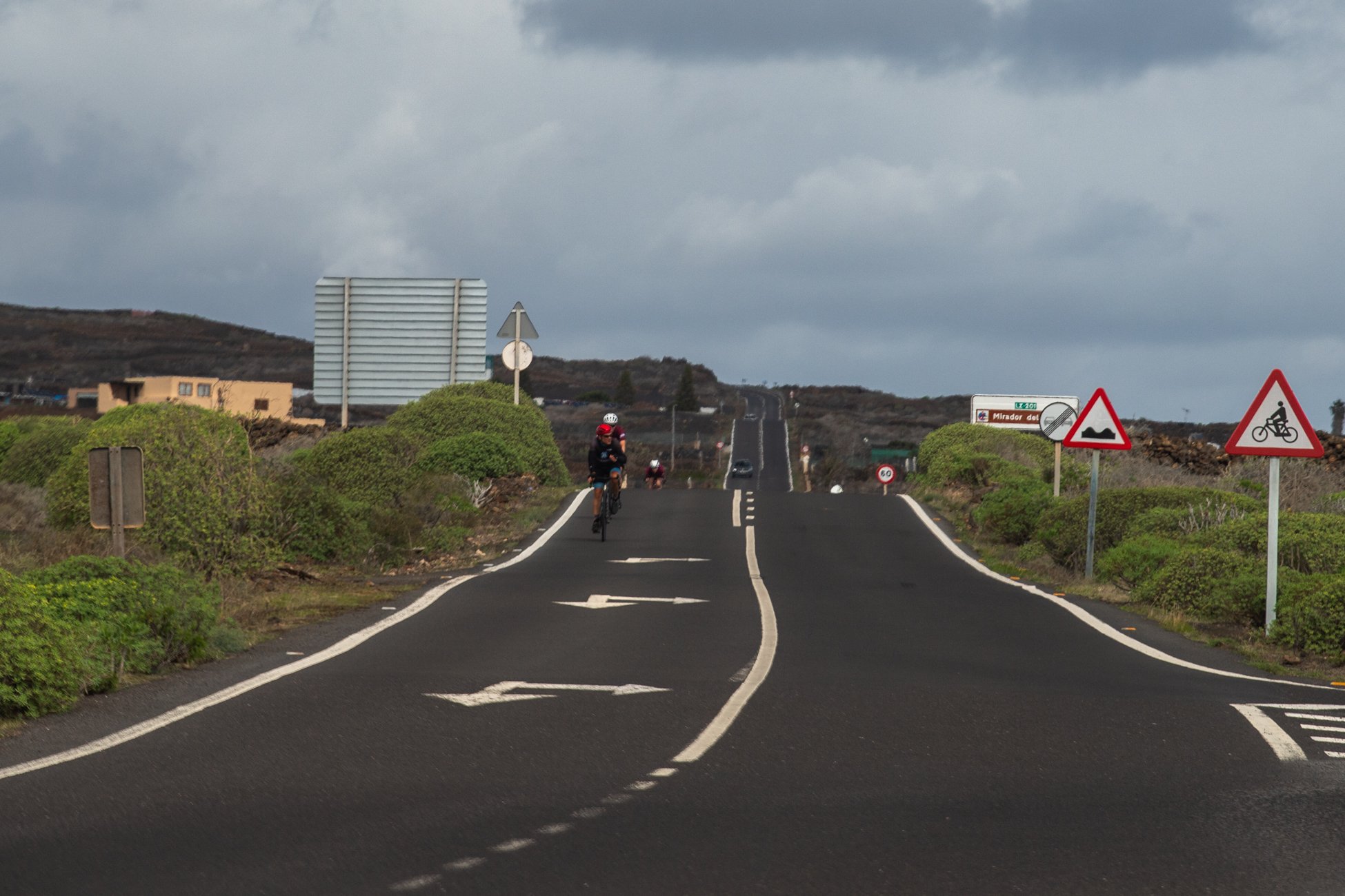 Lanzarote se pinta de verde tras el paso de las últimas lluvias. Foto: Andrea Domínguez.