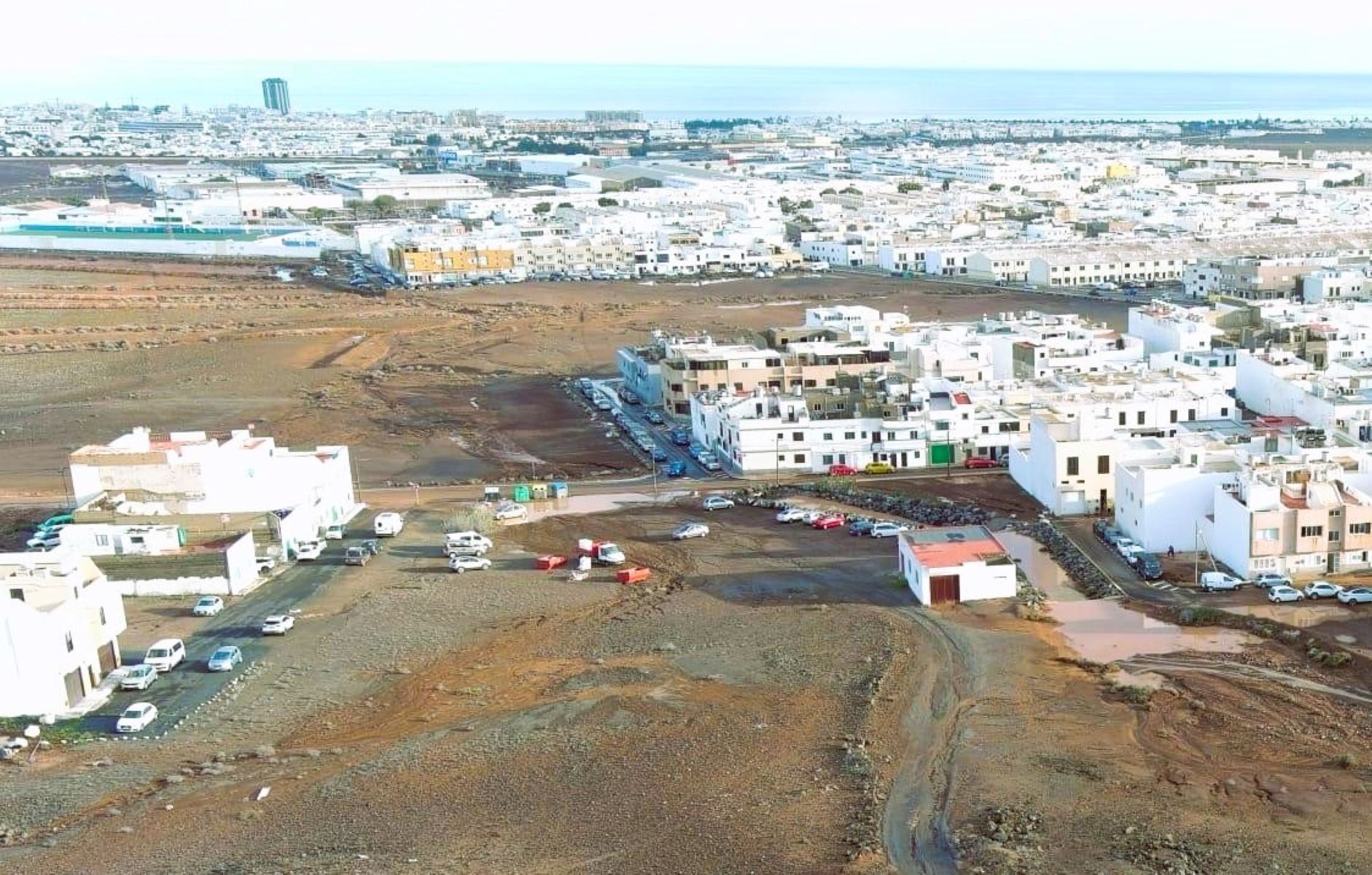 Imagen área del barrio de Argana Alta, uno de los más afectados por los cortes del suministro del agua en estas Navidades Imagen área del barrio de Argana Alta, uno de los más afectados por los cortes del suministro del agua en estas Navidades