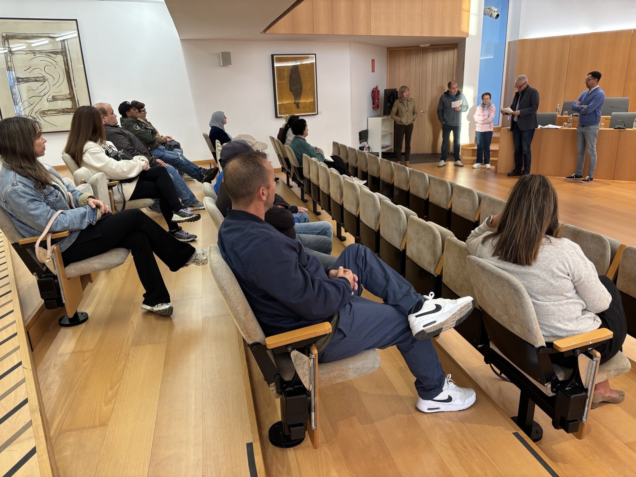 Contratación de las 16 personas en el Ayuntamiento de Tías