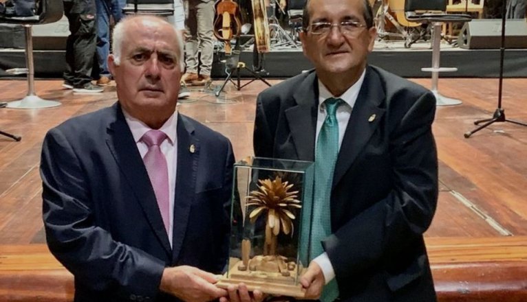 Jesus Perdomo y Oscar Torres. Premios Haria 2021