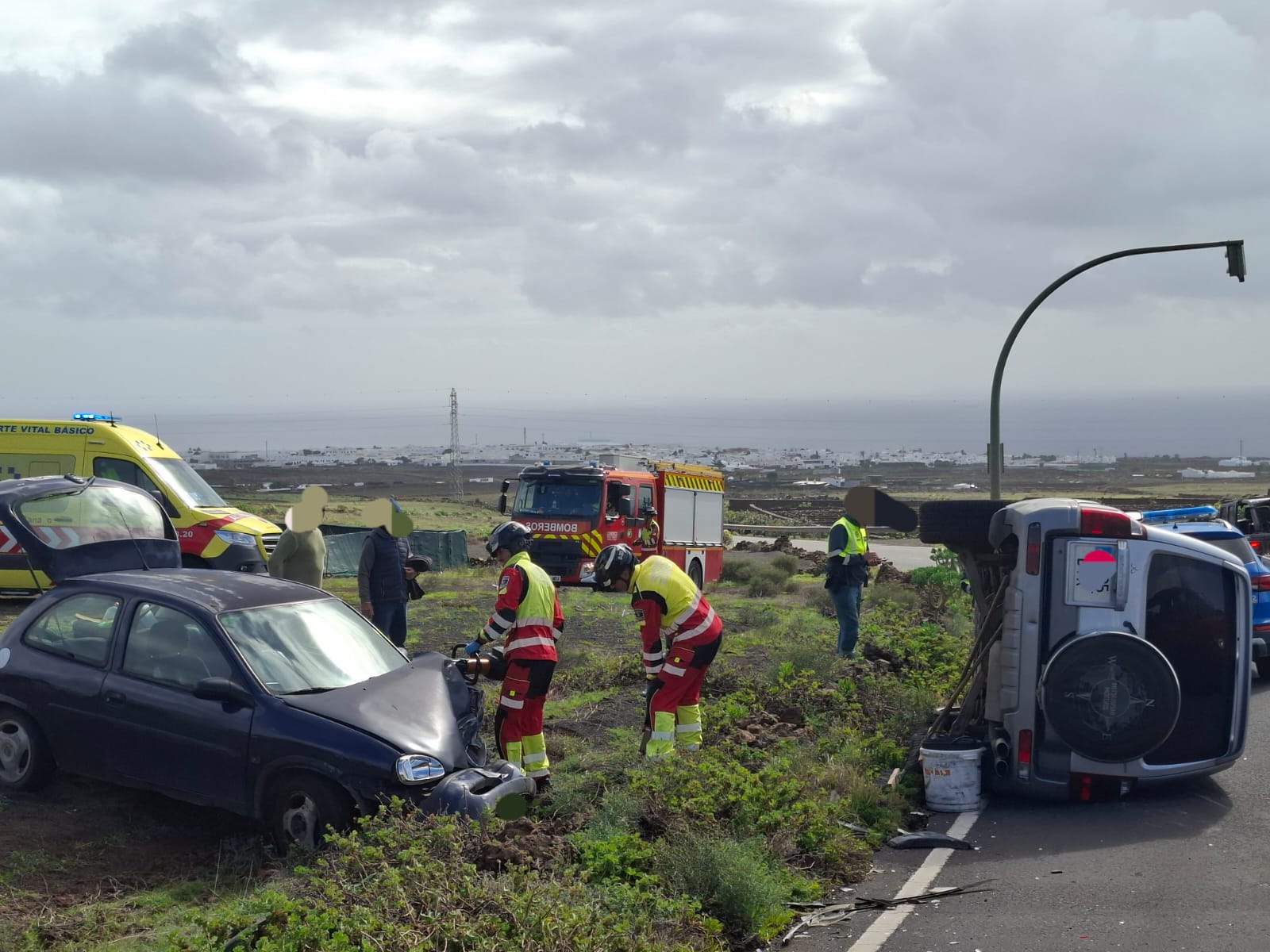 Accidente cerca de Conil