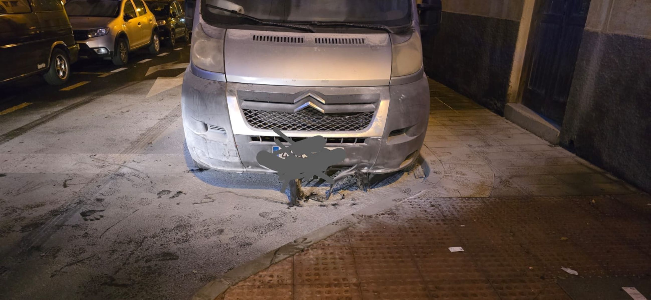 Conato de incendio en una furgoneta en Arrecife 