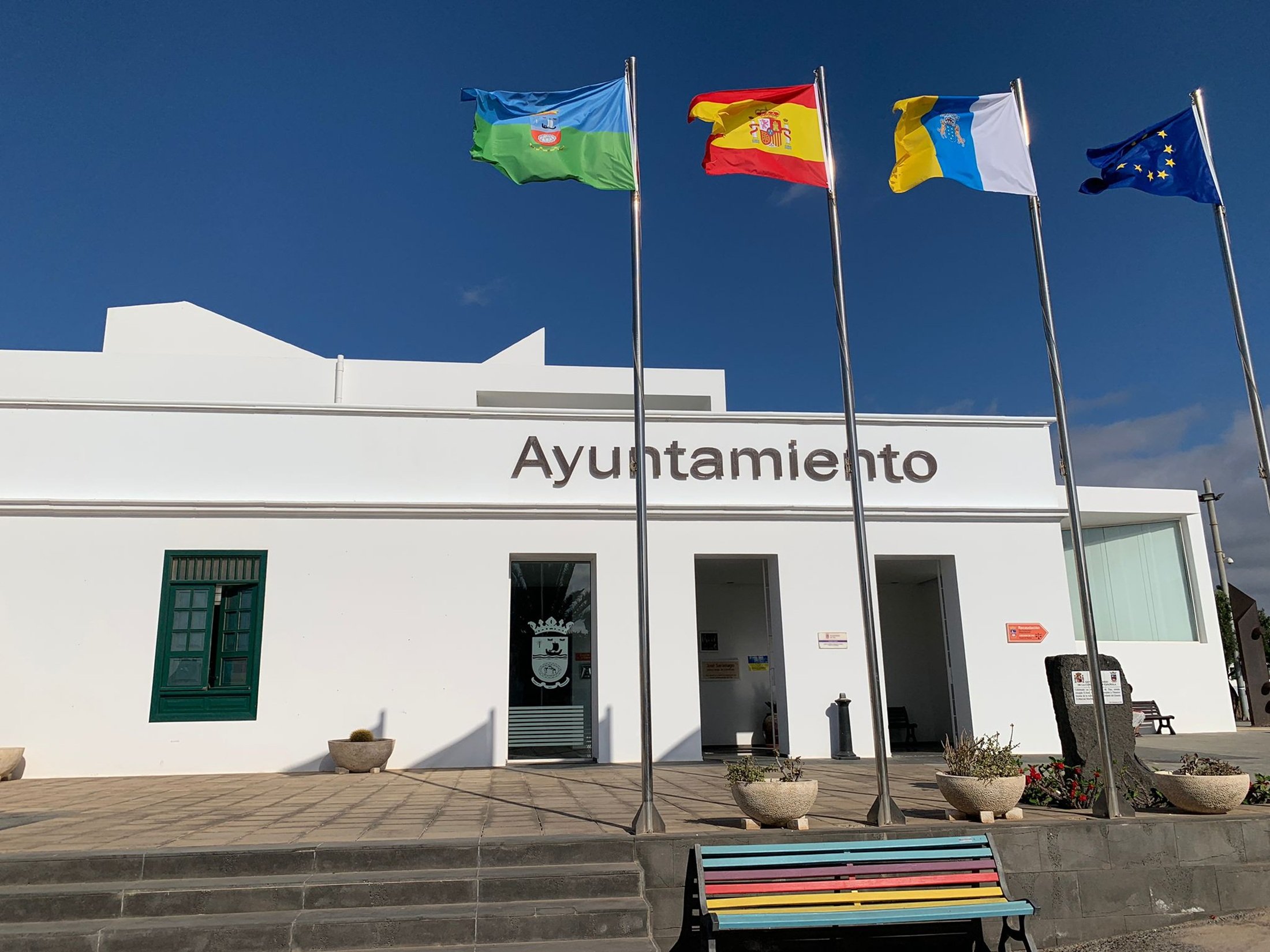 Fachada del Ayuntamiento de Tías Fachada del Ayuntamiento de Tías