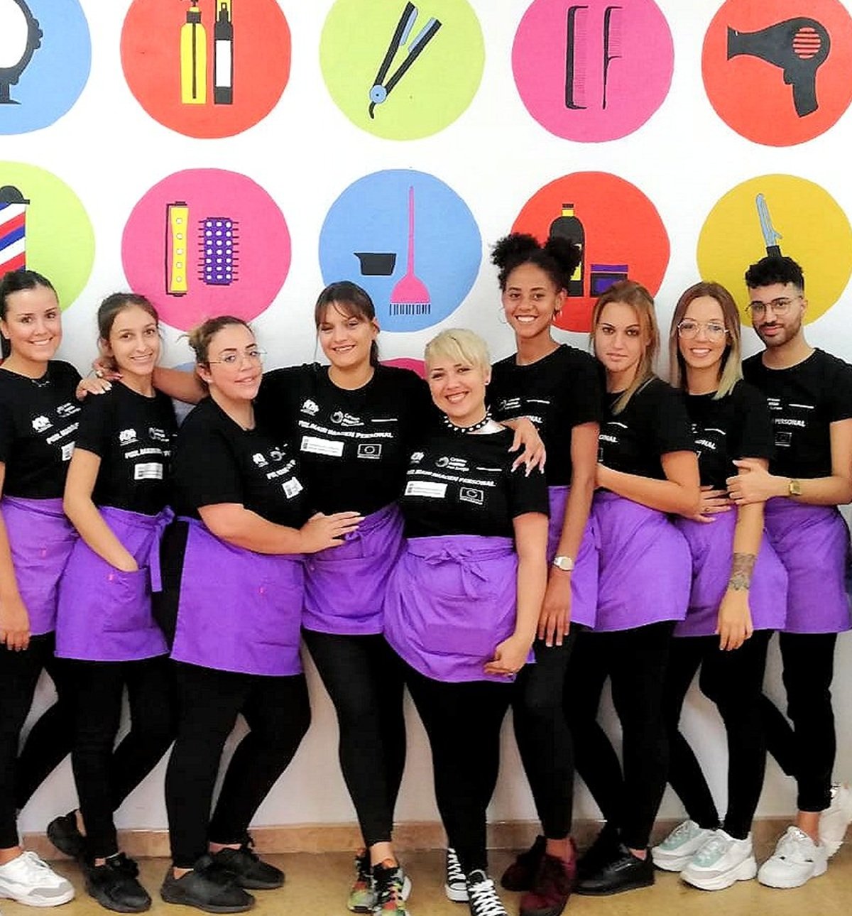 Participantes en un programa de inserción laboral de La Fundación Canaria MAIN en 2019.