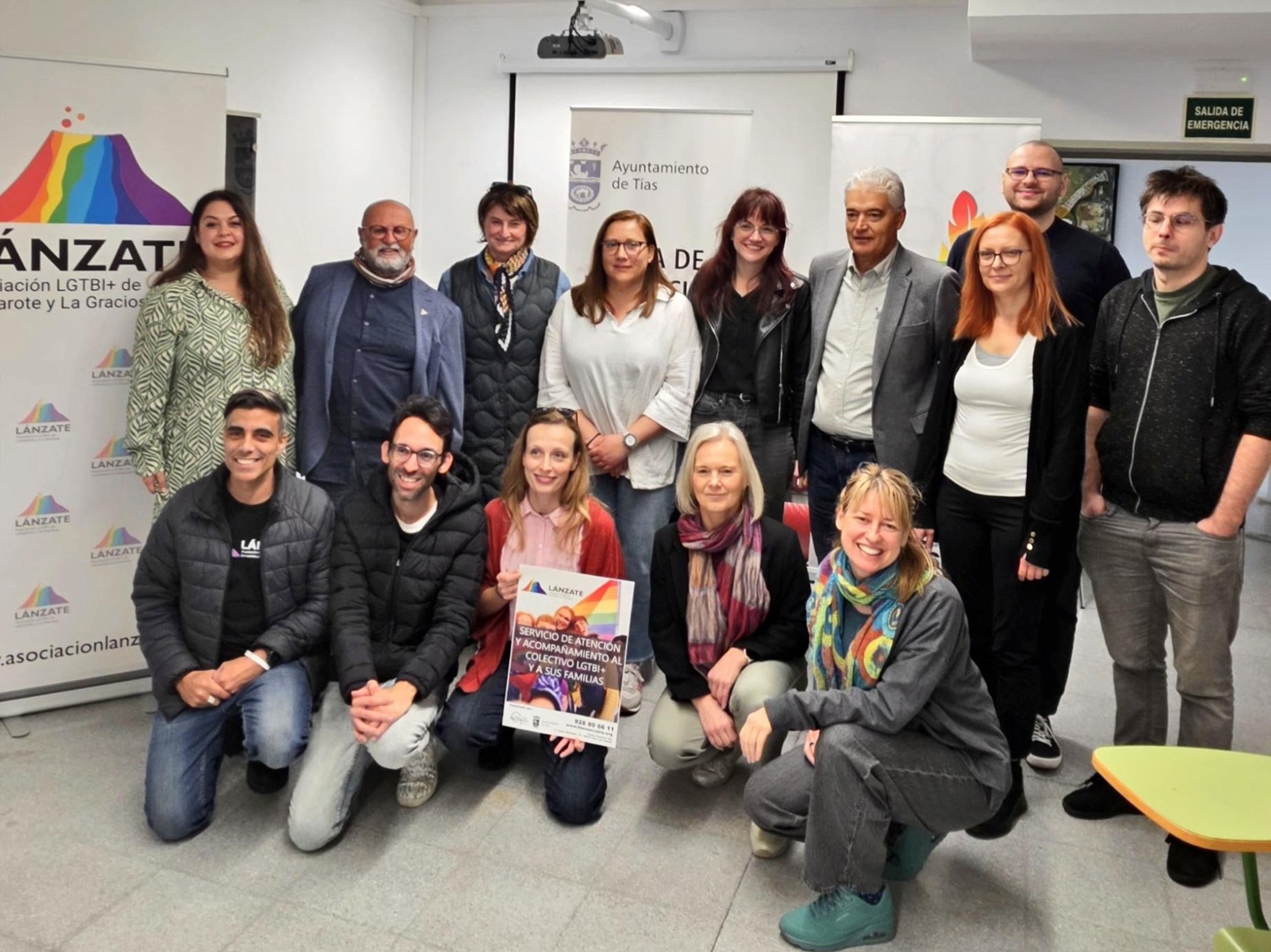 Delegación del colectivo croata Status M