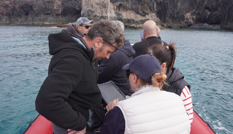 Prospecciones en el yacimiento arqueológico de San Marcial de Rubicón. Foto: Cedida.