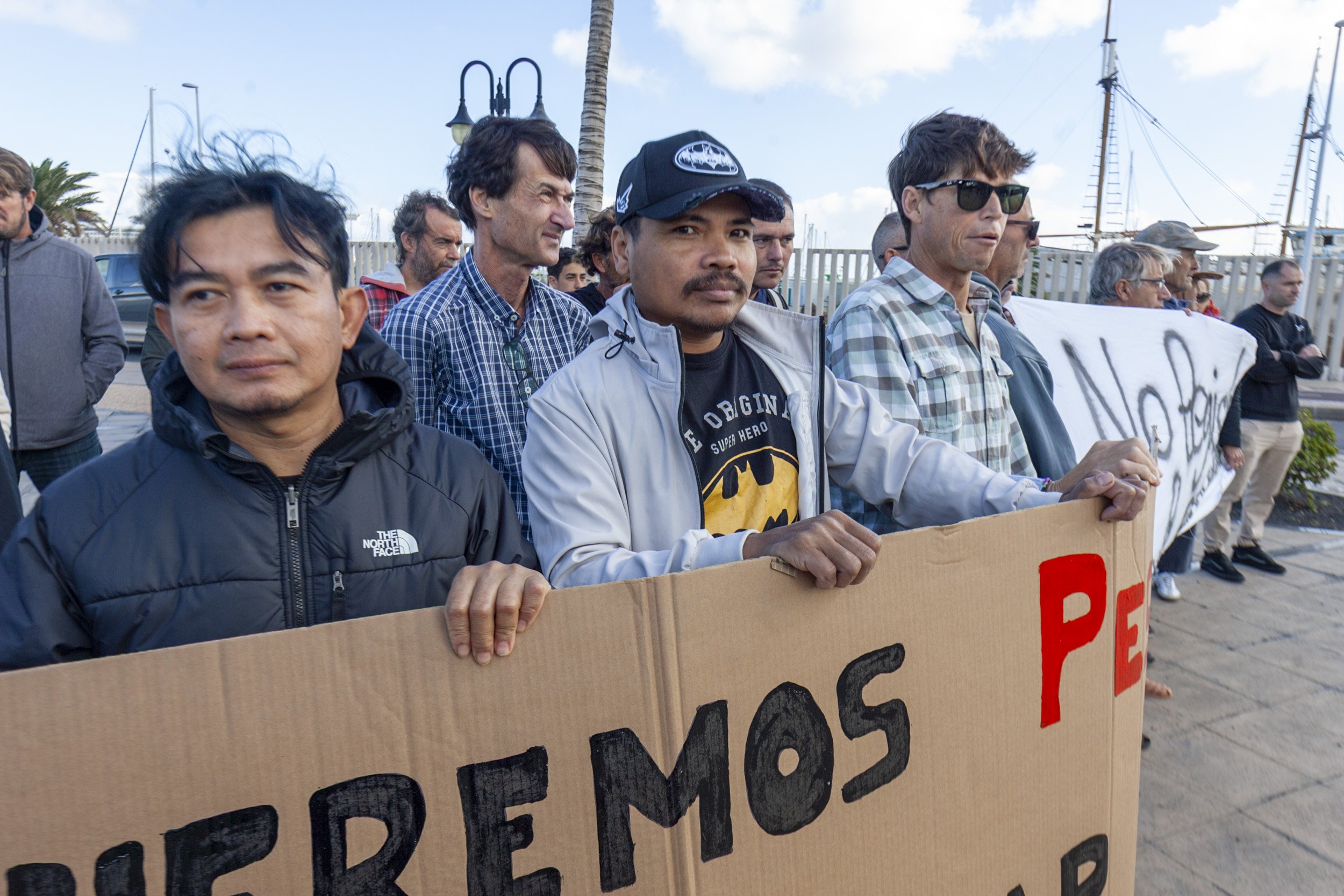 Protestas de pescadores en Lanzarote