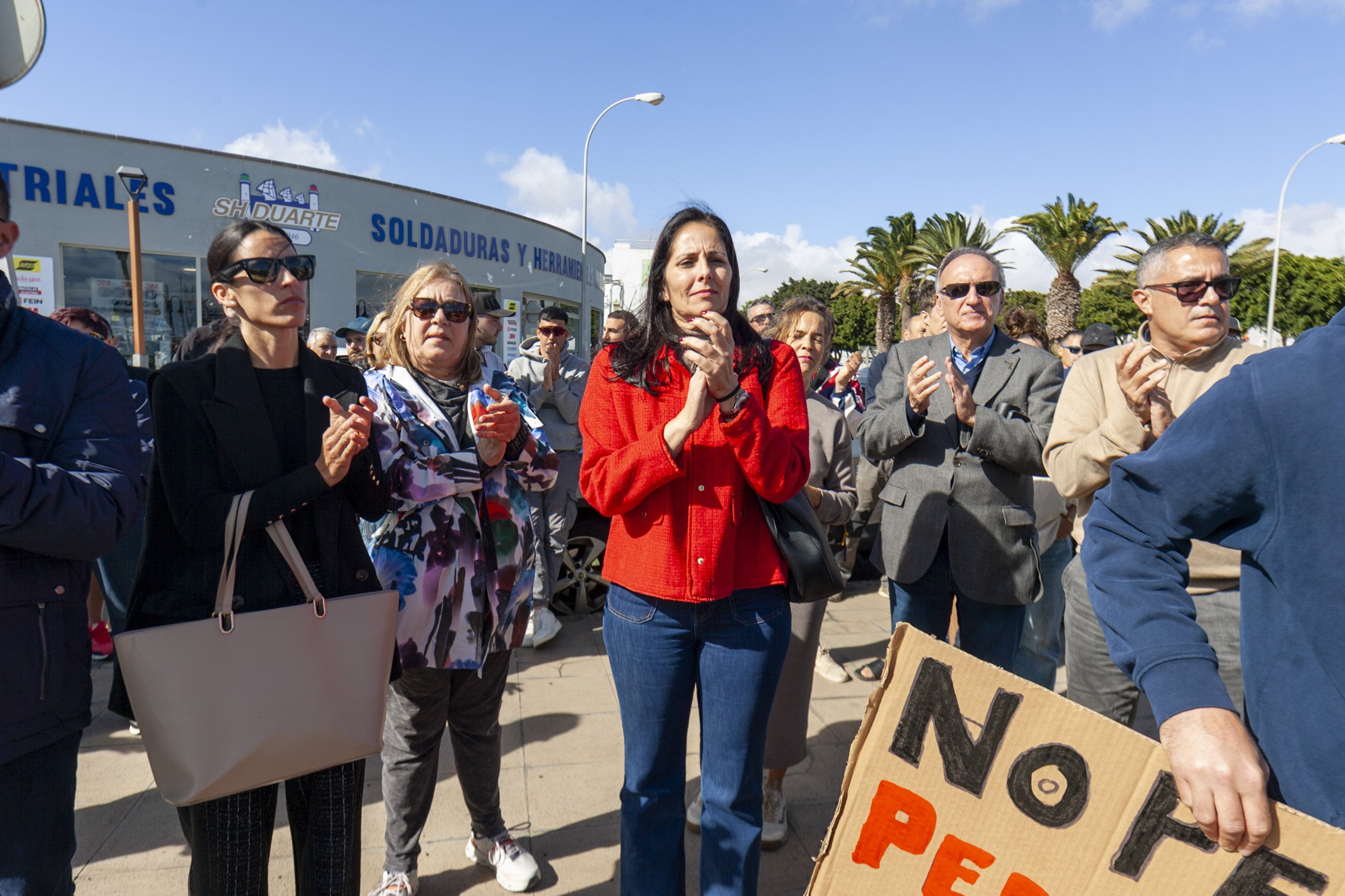 Protestas de pescadores en Lanzarote