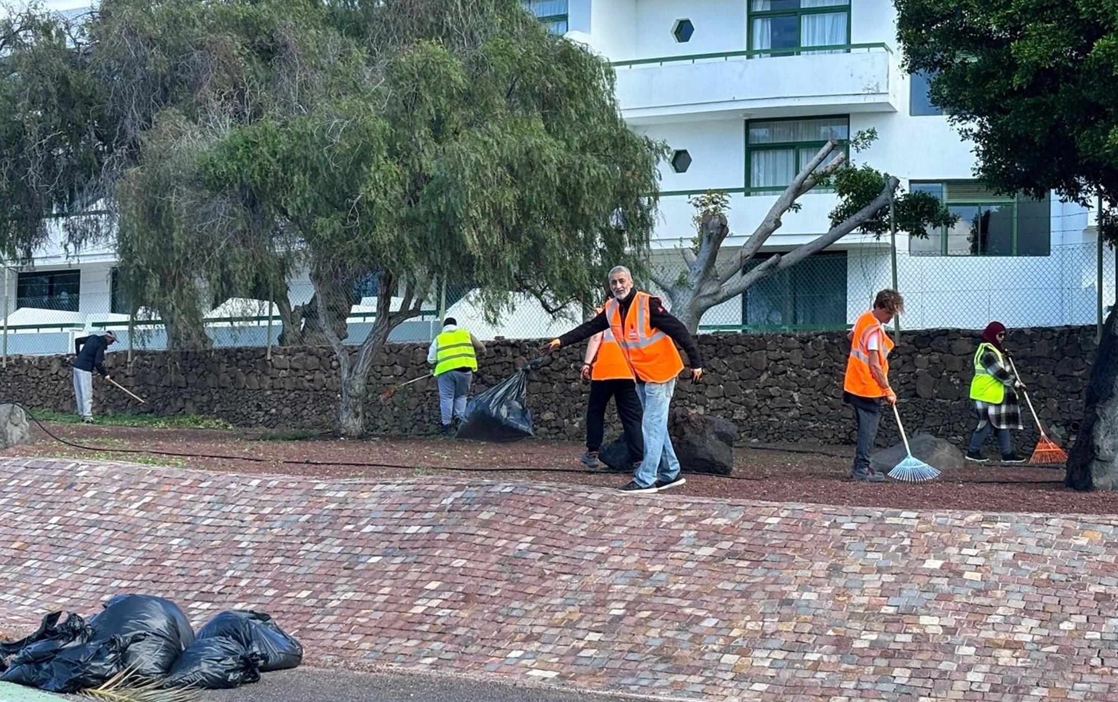 Personal contratado durante los trabajos