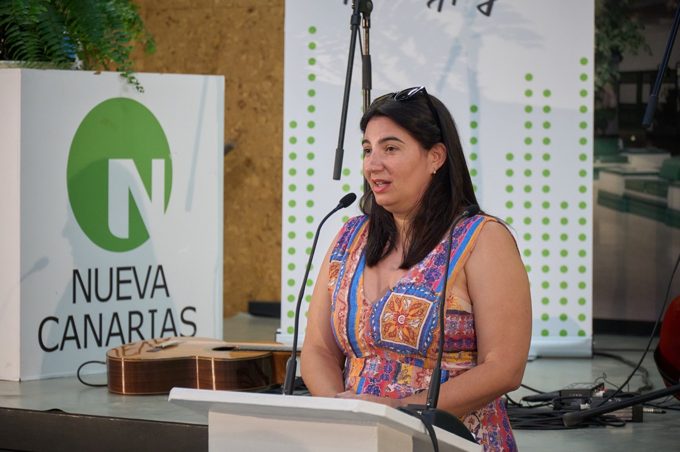 Arminda Barreto, presidenta de las canaristas en el municipio Tías