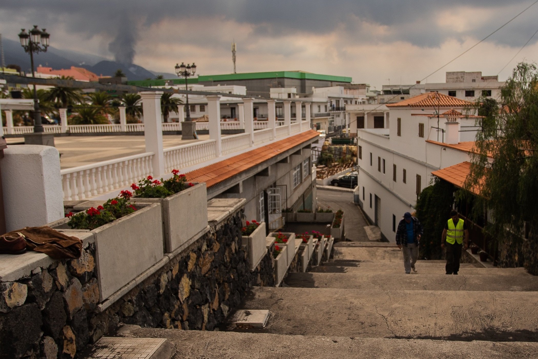 Erupción volcánica de La Palma, en 2021. Foto: Andrea Domínguez.