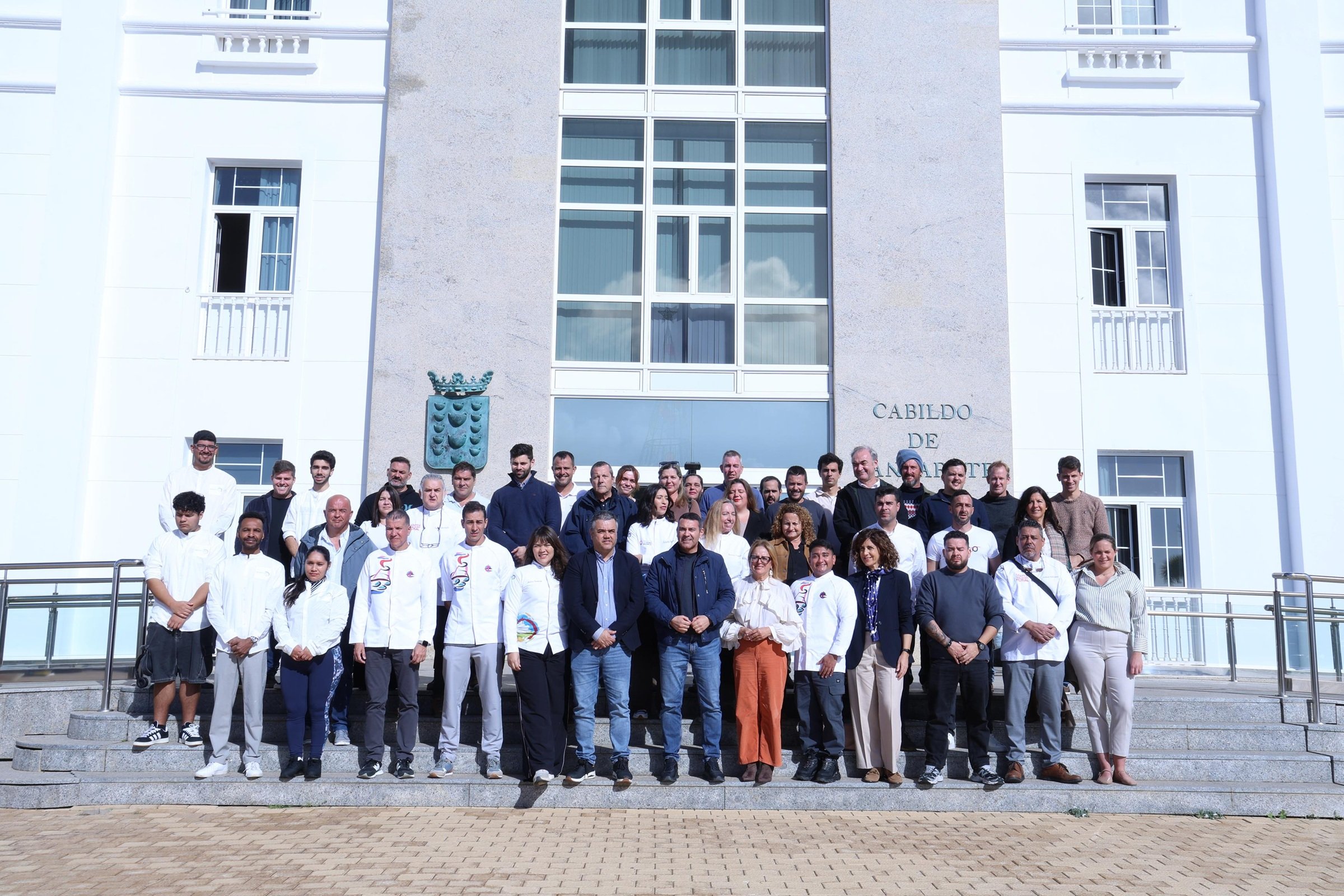 Delegación lanzaroteña que participa en Madrid Fusión