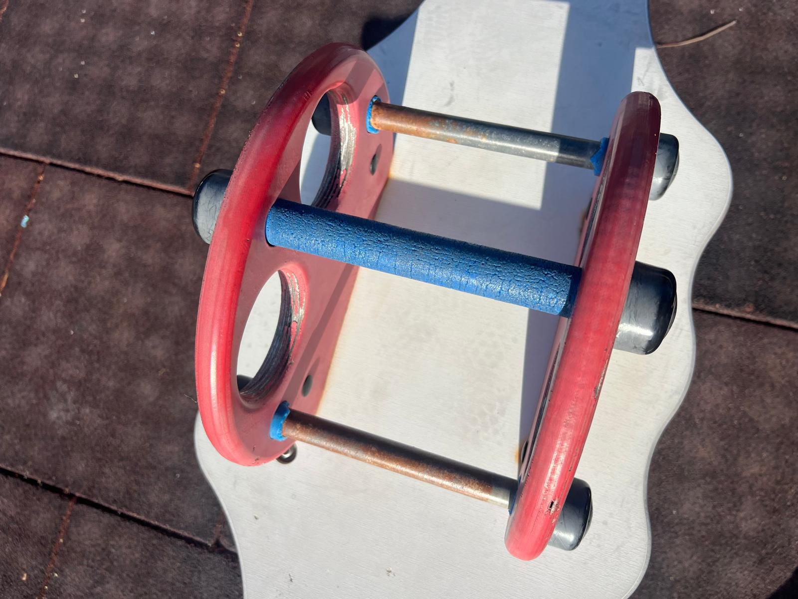 Mal estado del parque infantil de Costa Teguise