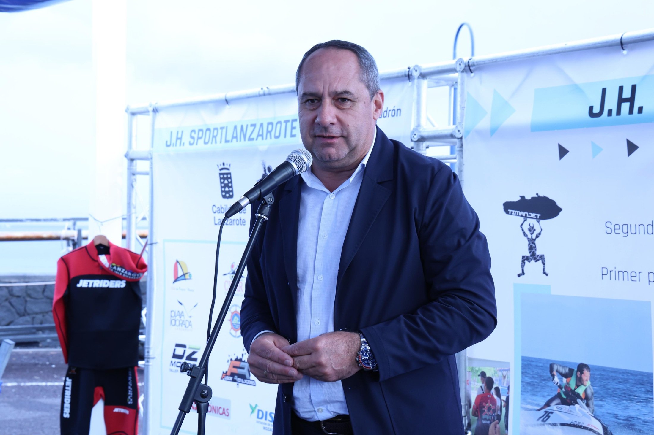 El consejero de Actividad Física y Deportes, Juan Monzón