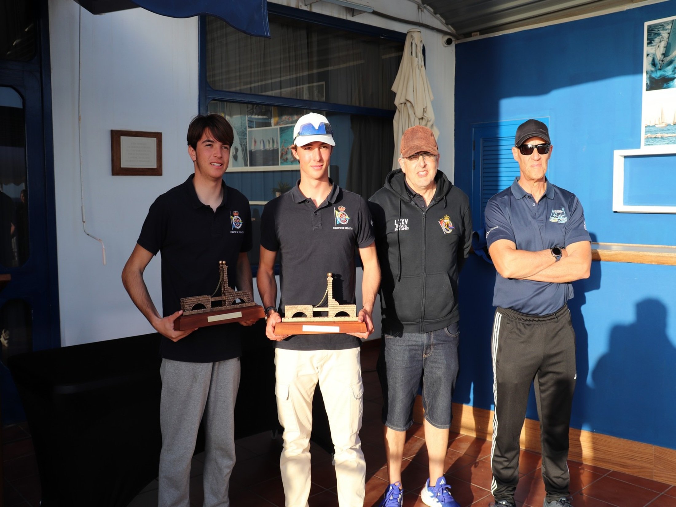 Miguel Padrón y Luis Mesa, ganadores del Campeonato de Canarias de la clase 420