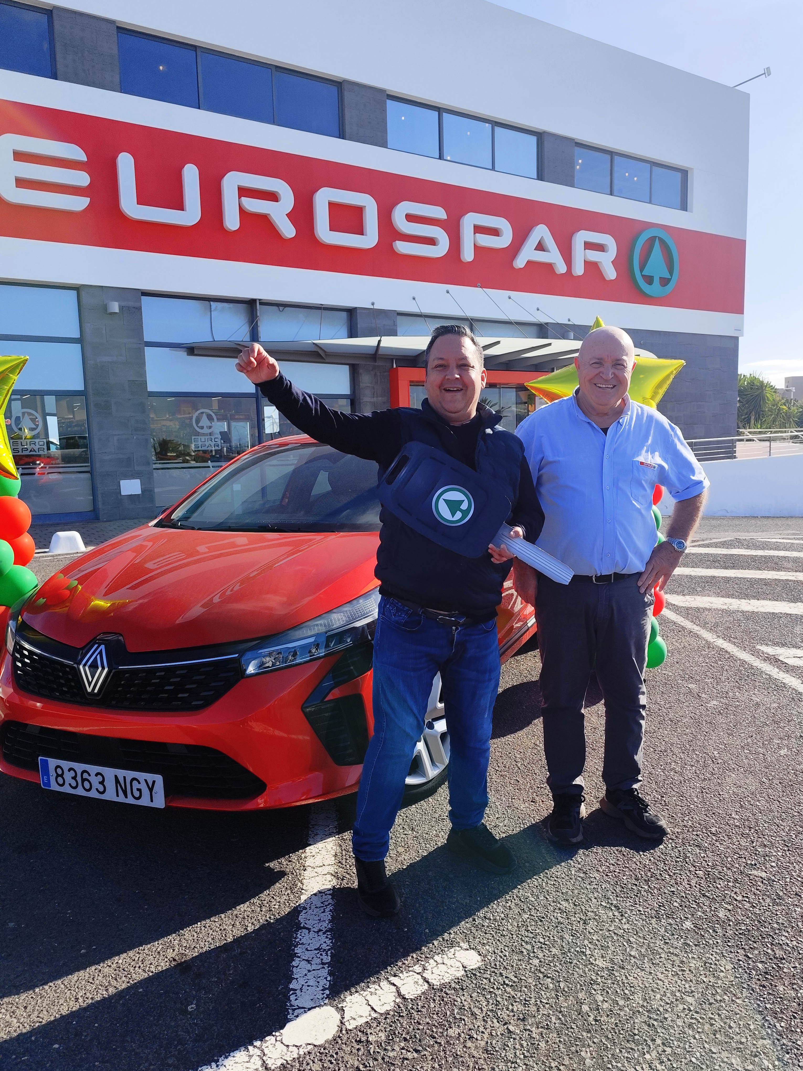 Entrega sorteo coche Spar Lanzarote enero 2026