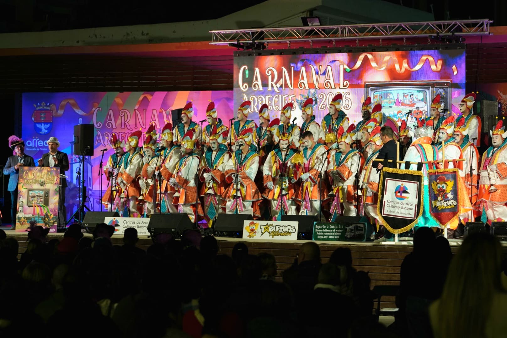 Los Tabletúos dan el pregón del Carnaval de Arrecife 2026. 