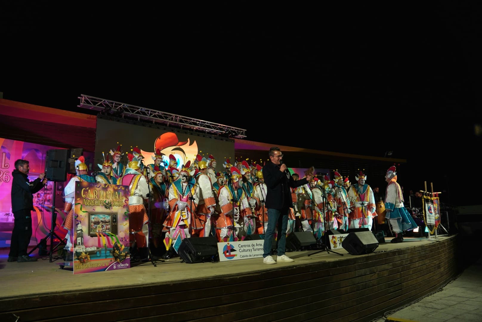 Los Tabletúos dan el pregón del Carnaval de Arrecife 2026. 