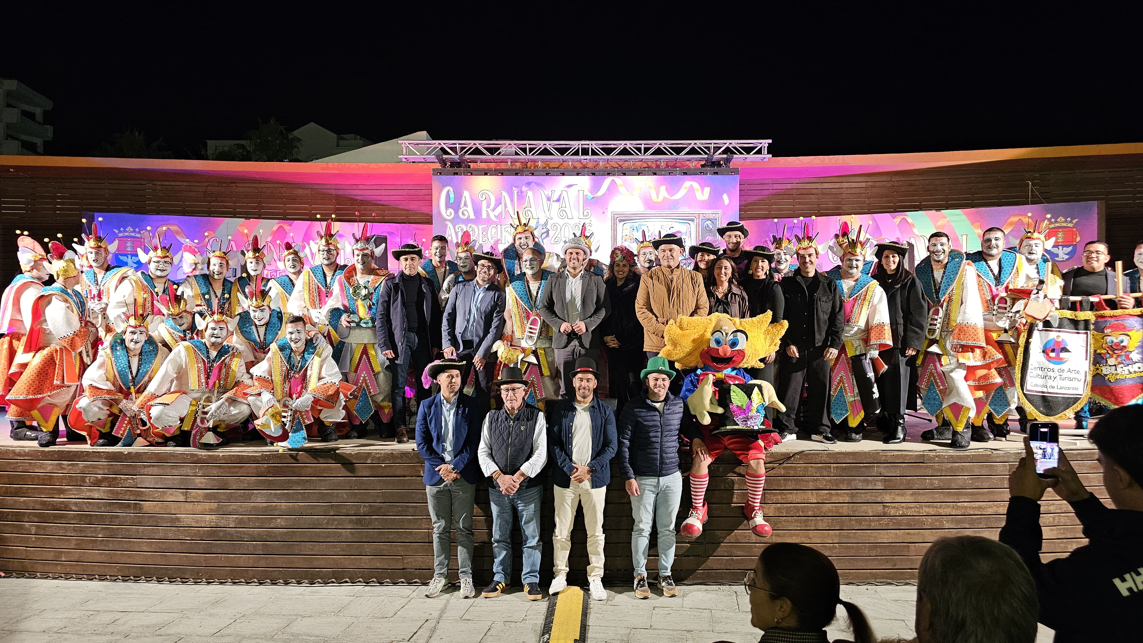 Los Tabletúos dan el pregón del Carnaval de Arrecife 2026. 