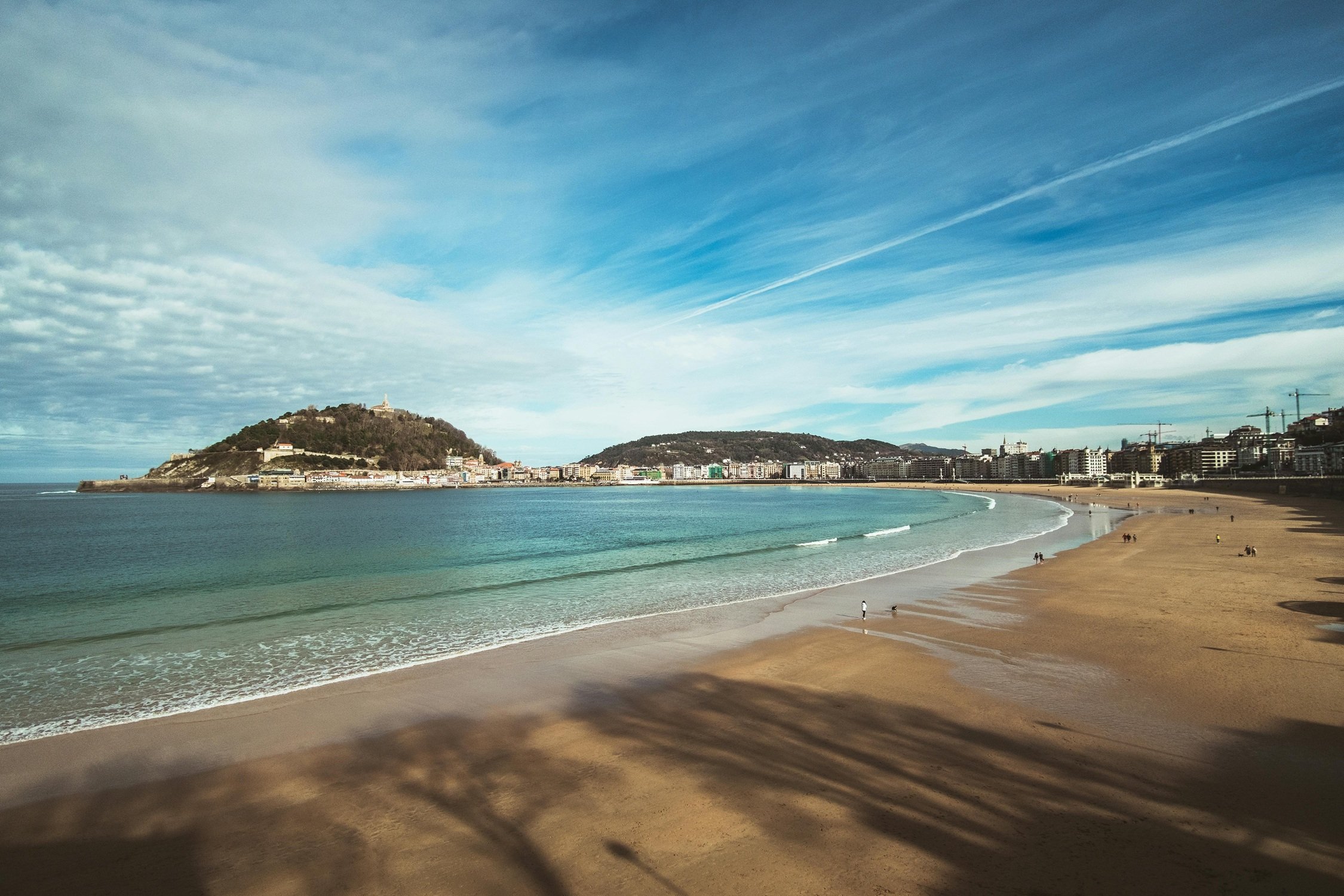 Playa de La Concha en San Sebastián. Tasa turística.