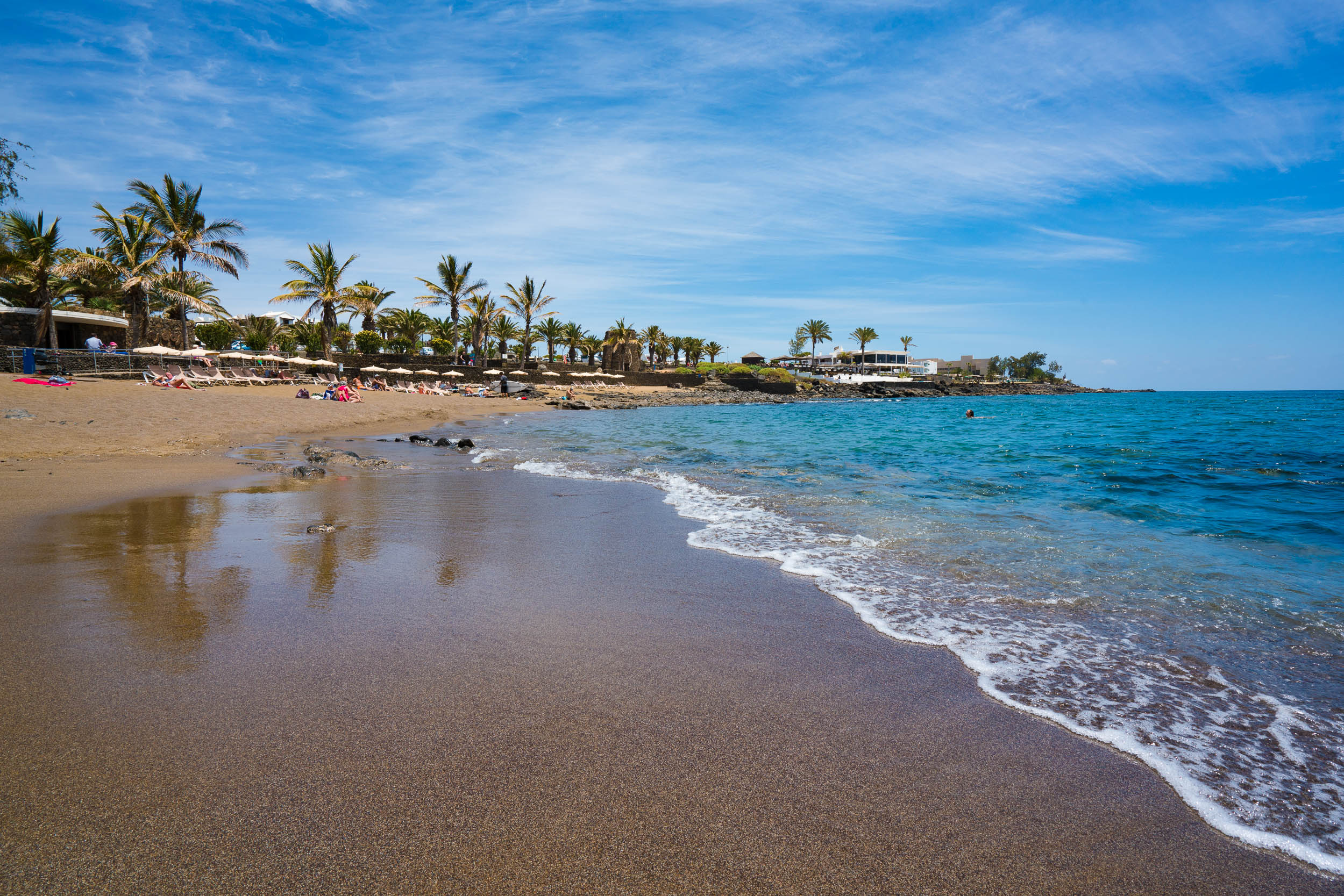 Playa Bastián en Costa Teguise. Vivienda vacacional.