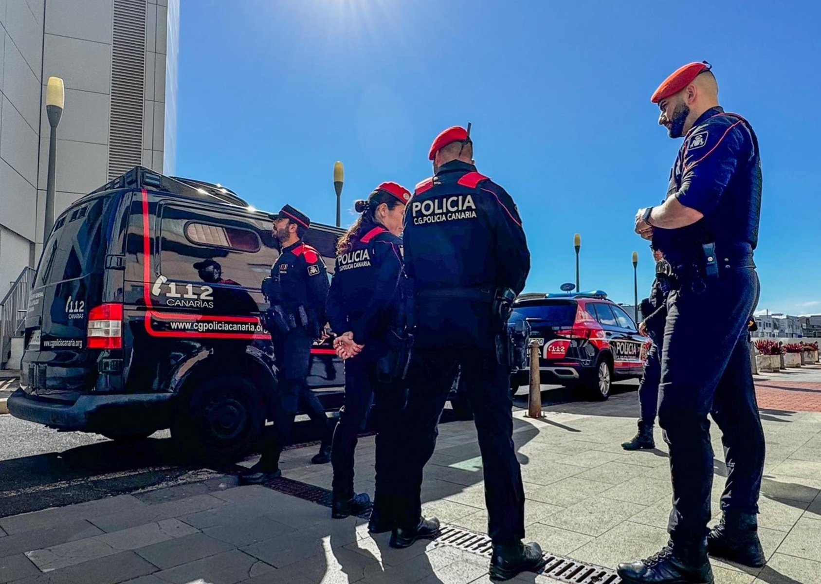 Agentes del Cuerpo General de la Policia Canaria