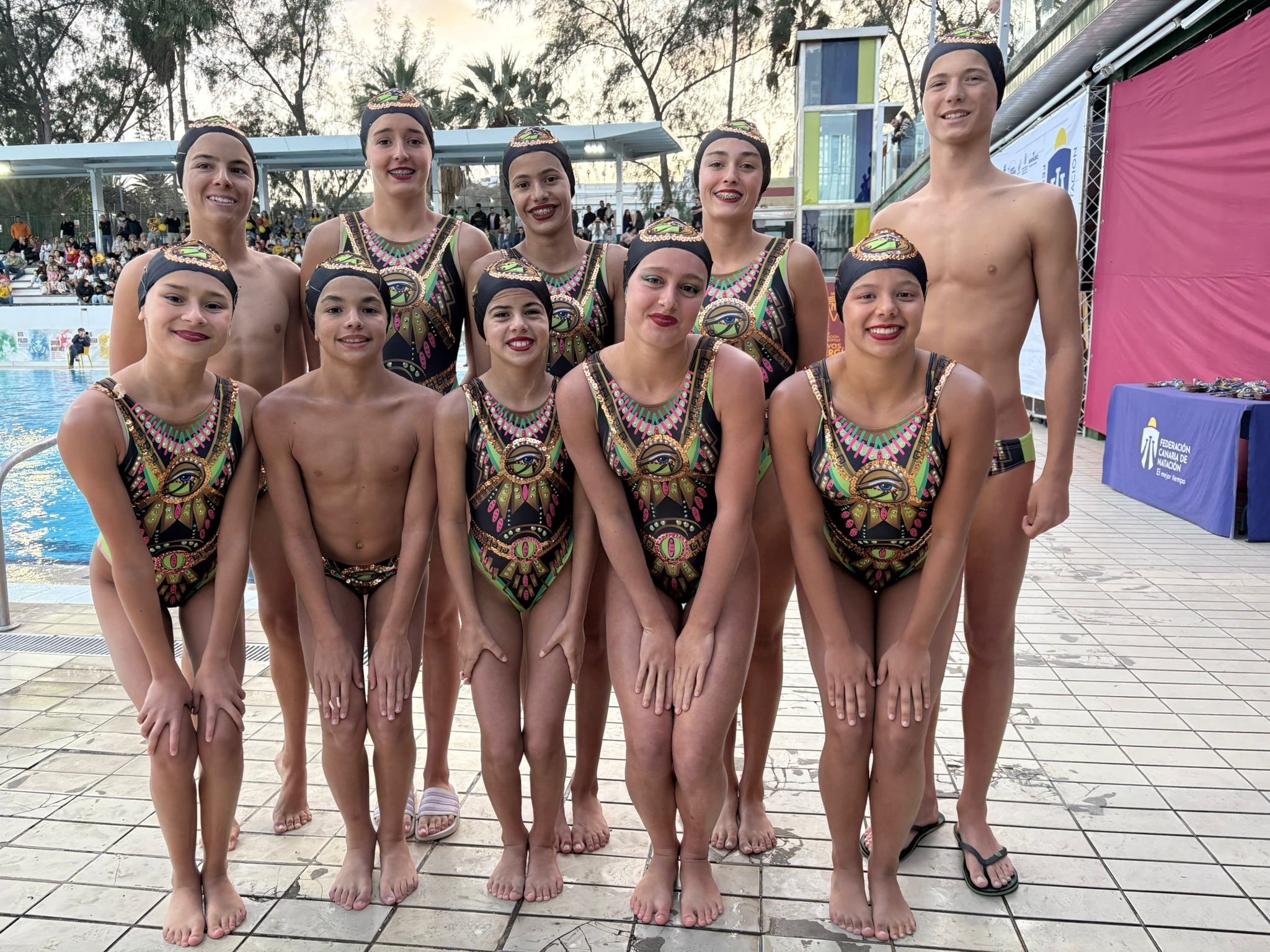 CD Pingüinos en el Campeonato Regional de Invierno de Natación Artística
