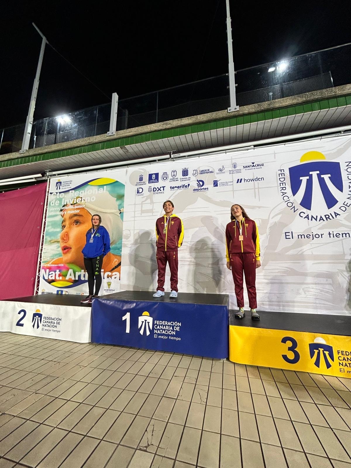 CD Pingüinos en el Campeonato Regional de Invierno de Natación Artística