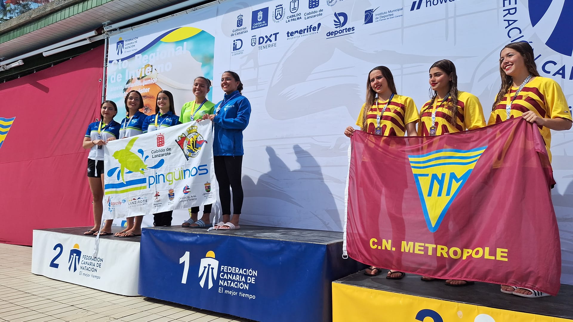 CD Pingüinos en el Campeonato Regional de Invierno de Natación Artística