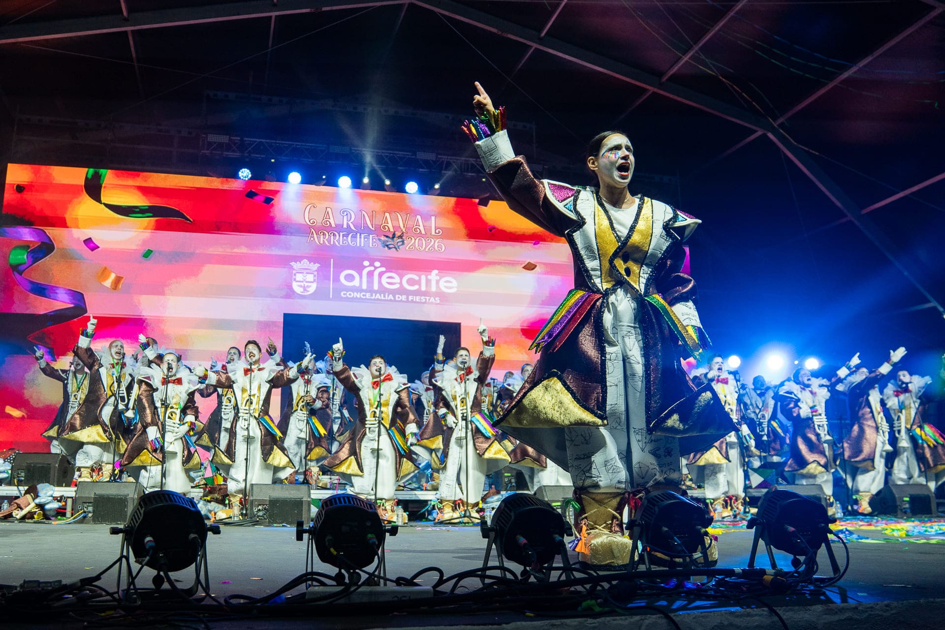 Primera fase del Concurso de Murgas Adultas del Carnaval de Arrecife 2026